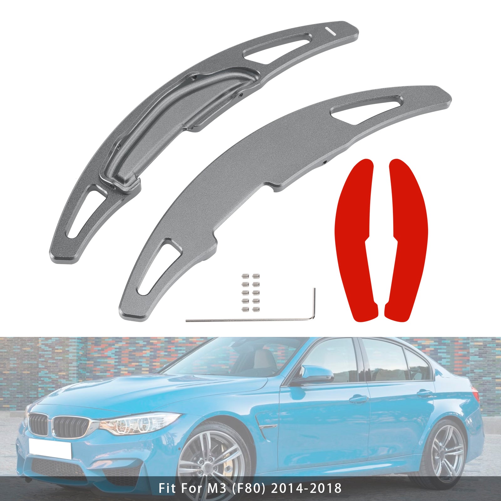 Ratthjulets skifterforlengelse for BMW M3 M4 x5m x6m aluminium