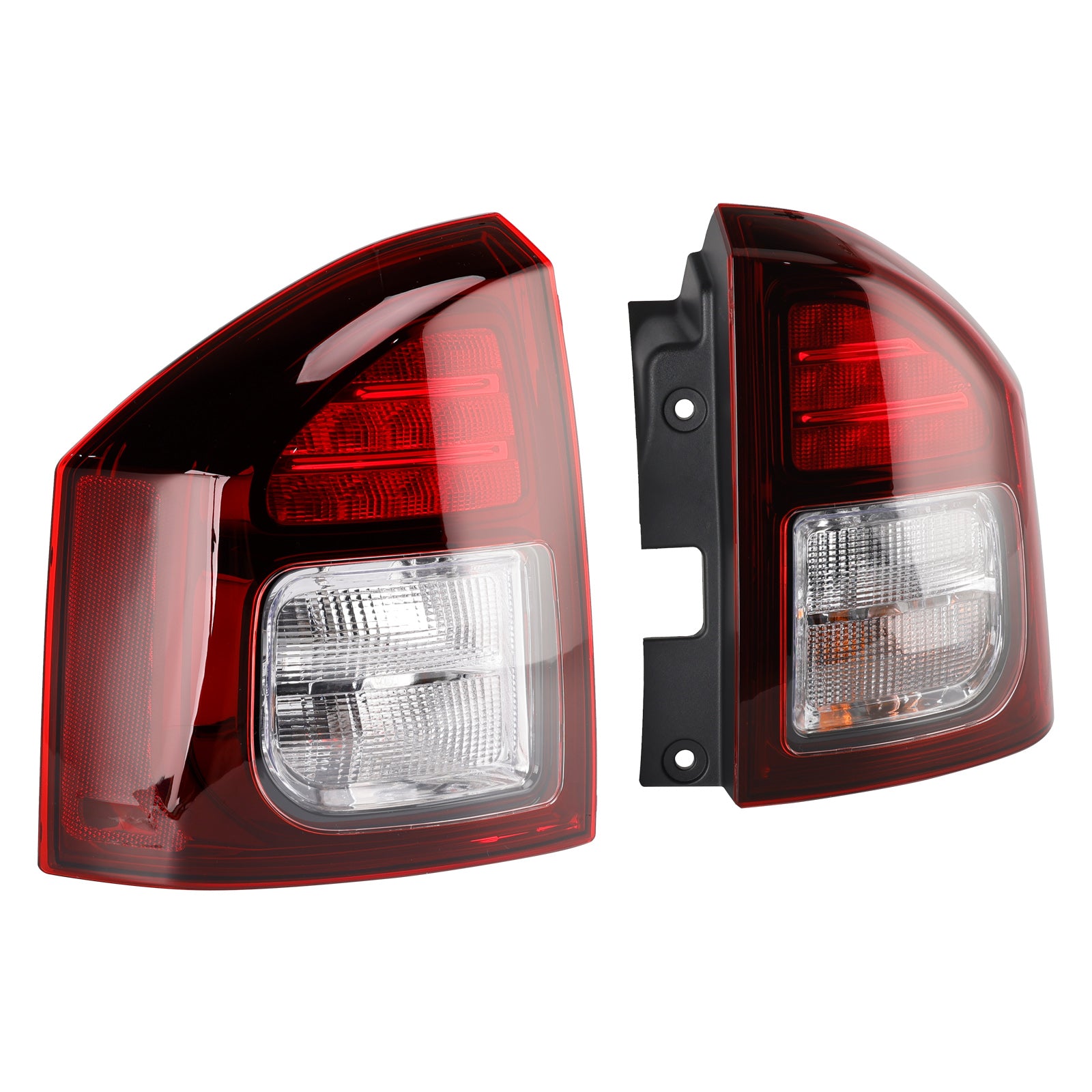 Left+Right Rear Tail Light Rear Lamp Assembly For Jeep Compass 2014-2017