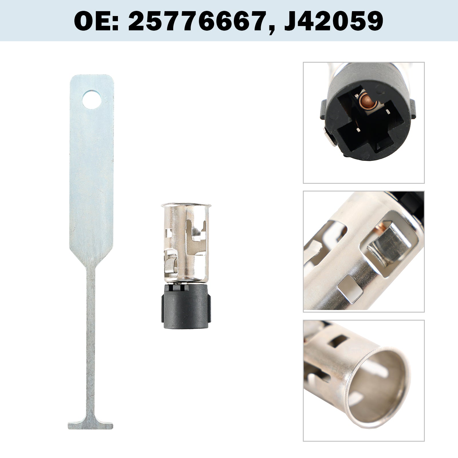 Soquete de isqueiro universal para veículos & Conjunto de ferramentas de remoção 25776667 J42059