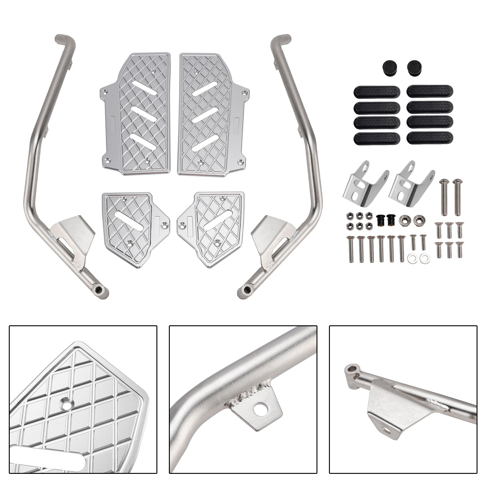 Engine Protect Guard Frame Lower Crash Bar For Honda Adv350 2022-2025 2024 Black