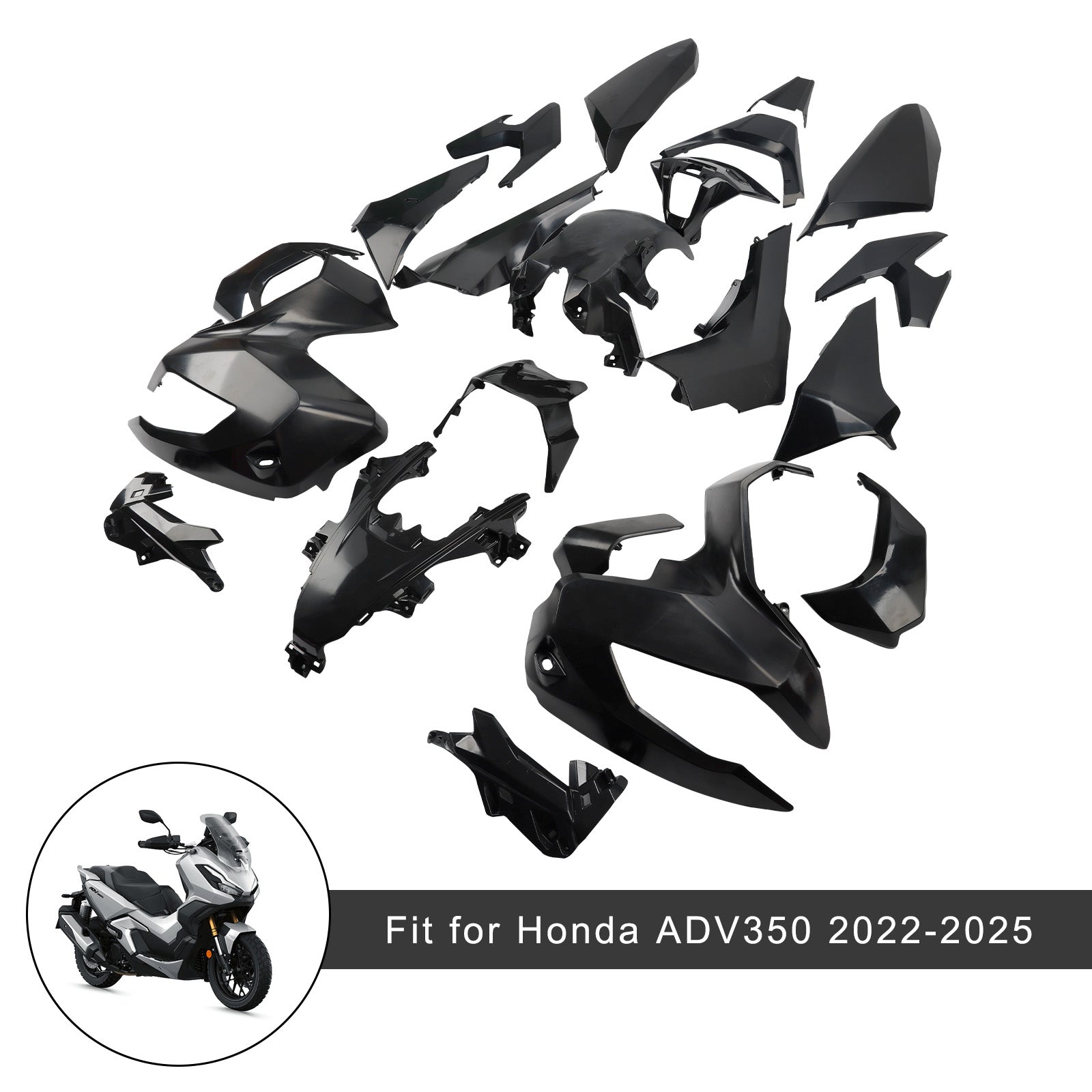 Bodywork Fairing Injection Unpainted For Honda ADV350 2022-2025