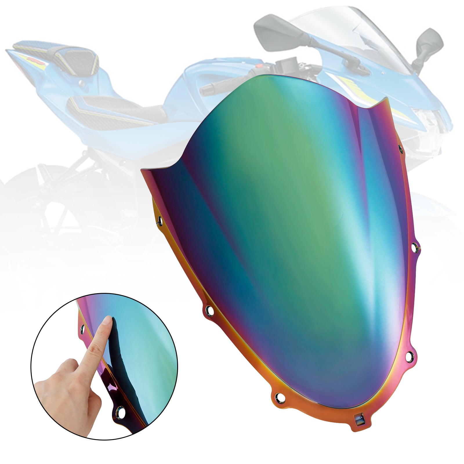 2018-2022 Suzuki GSXR125 GSXR150 Černé sklo čelného skla