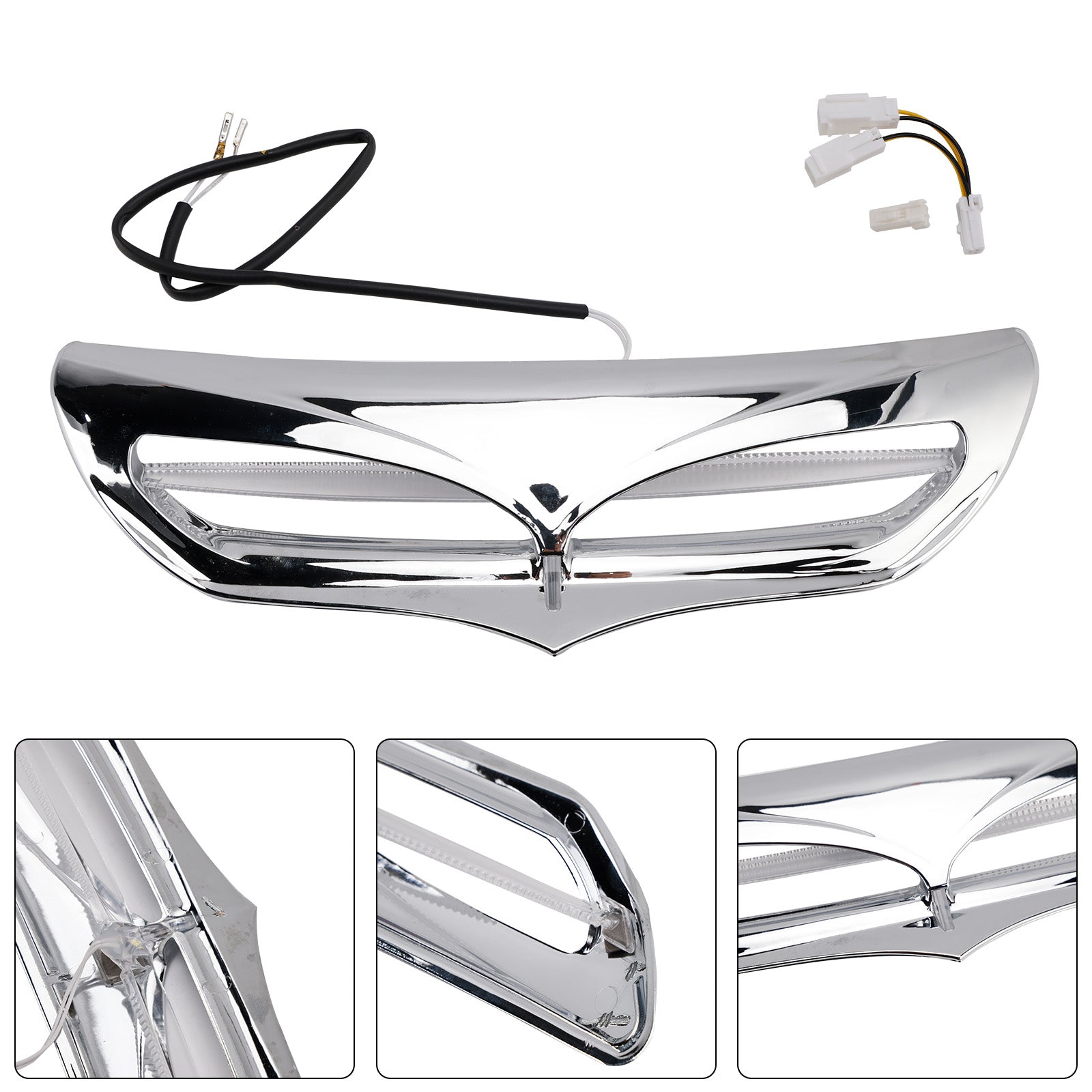 LED Lighted Fairing Vent Trim For Electra Street Glide FLHTCU 2014-2022