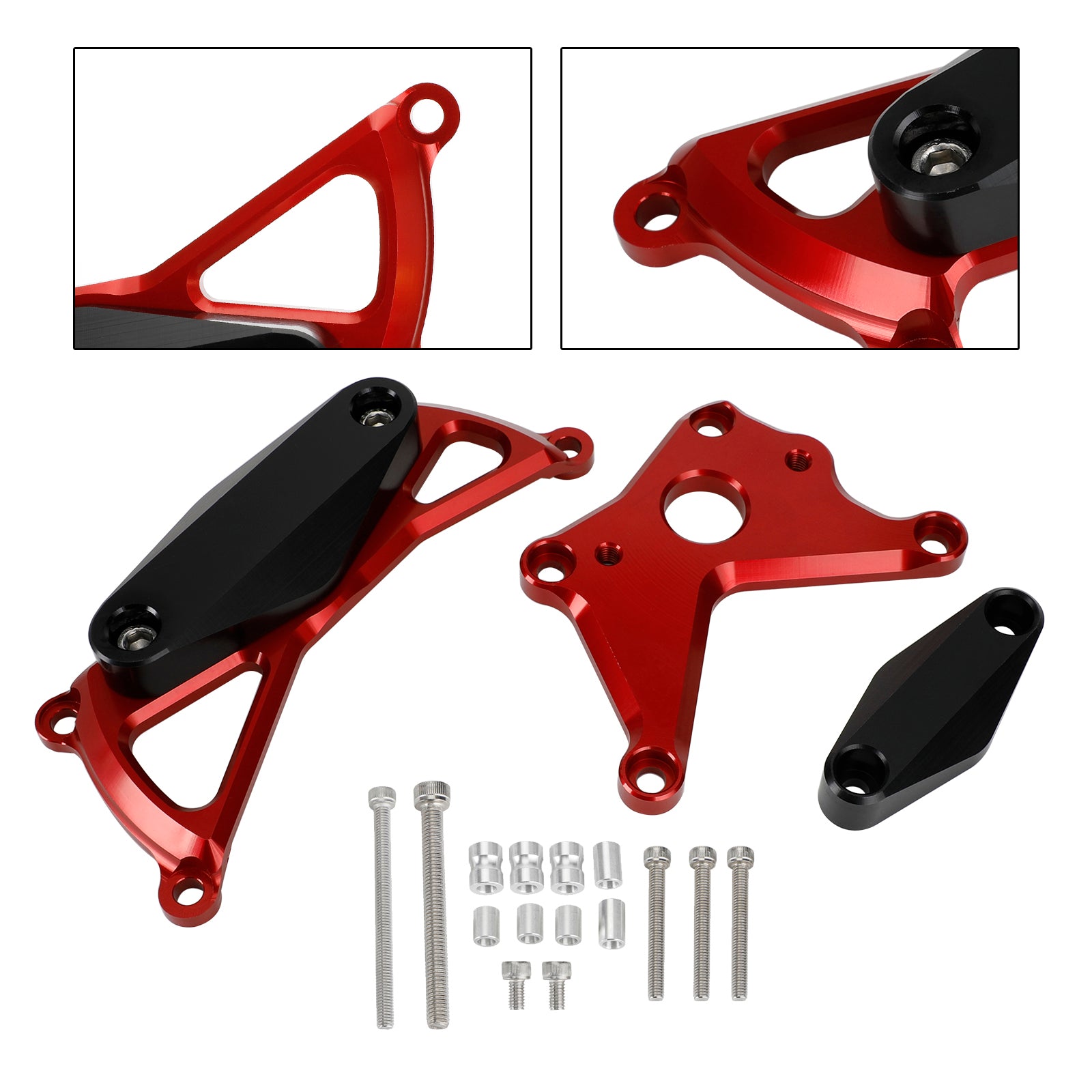 Plastový kryt chrániča motora Slider Red Red pre Suzuki GSX-S1000/GT 21-22 Katana