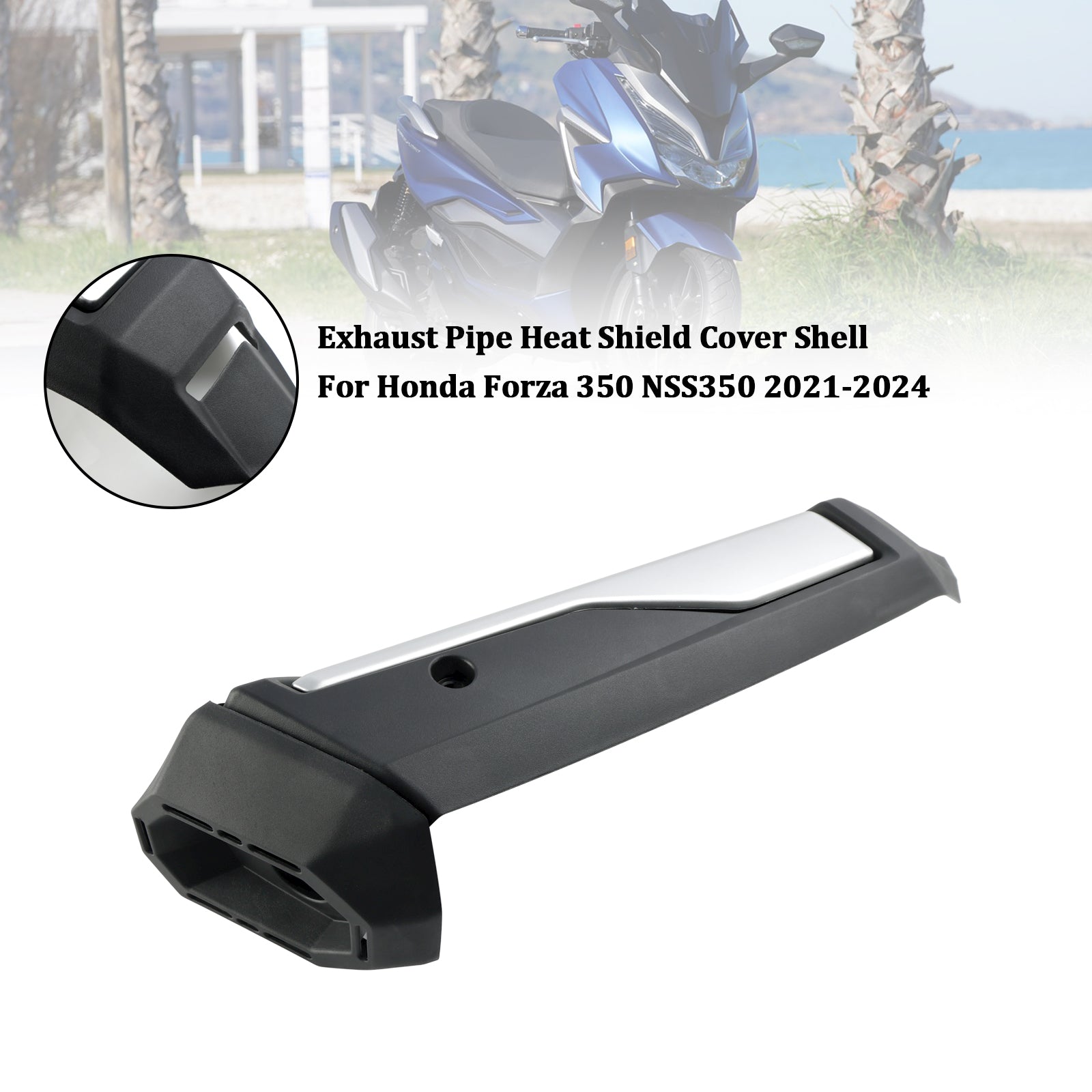 2021-2024 Honda Forza 350 NSS350 Uitlaatpijp Hitteschild Cover Shell