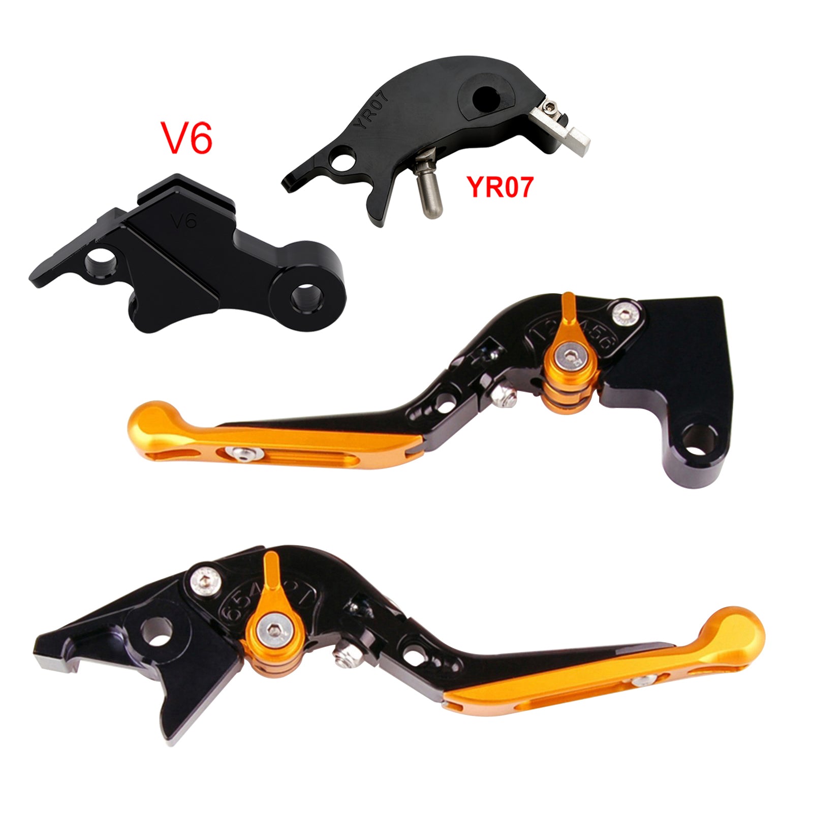 Adjustable Clutch Brake Lever fit for YAMAHA XSR900 XSR900GP MT-09 MT-09SP 24-25