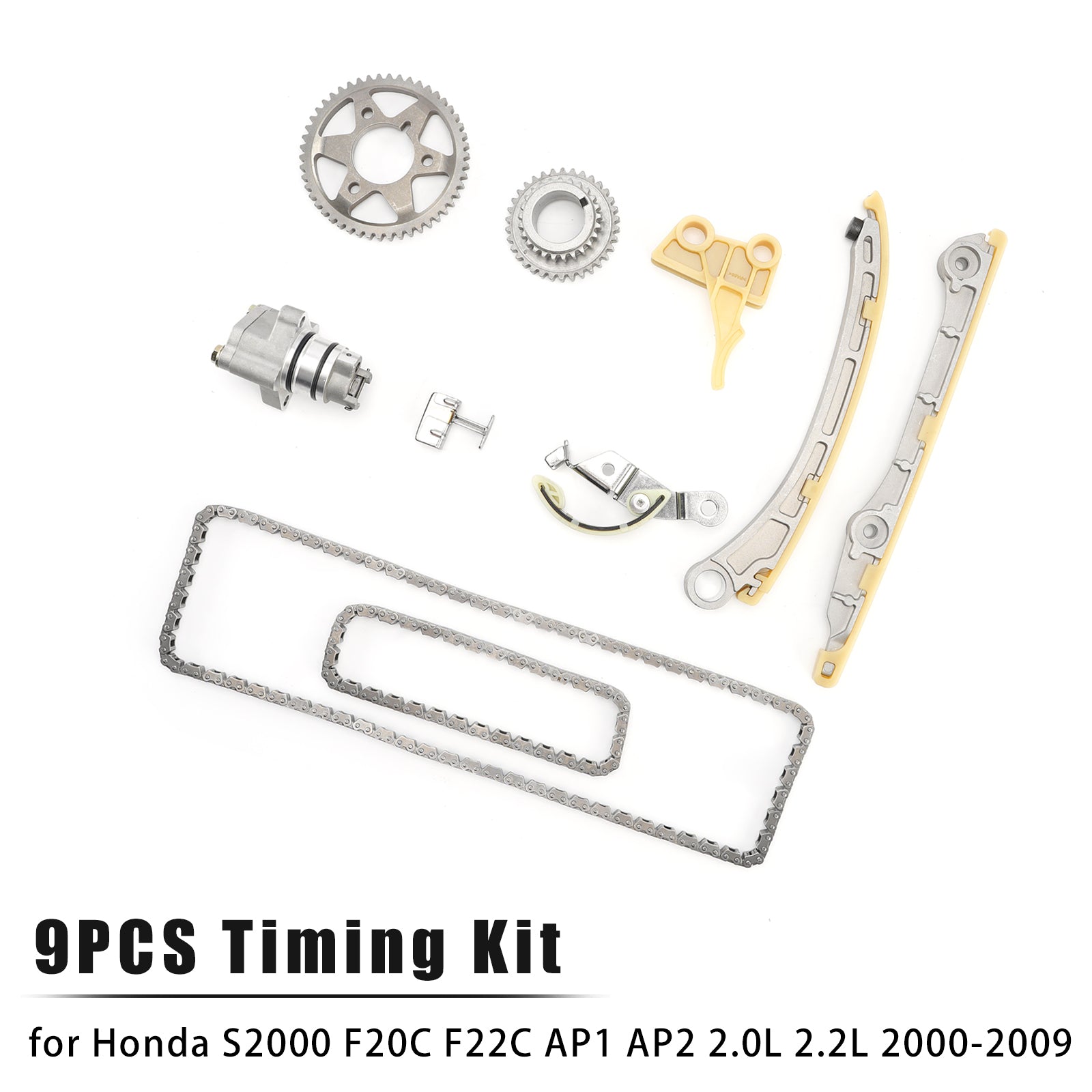 9PCS Timing Kit for Honda S2000 F20C F22C AP1 AP2 2.0L 2.2L 2000-2009