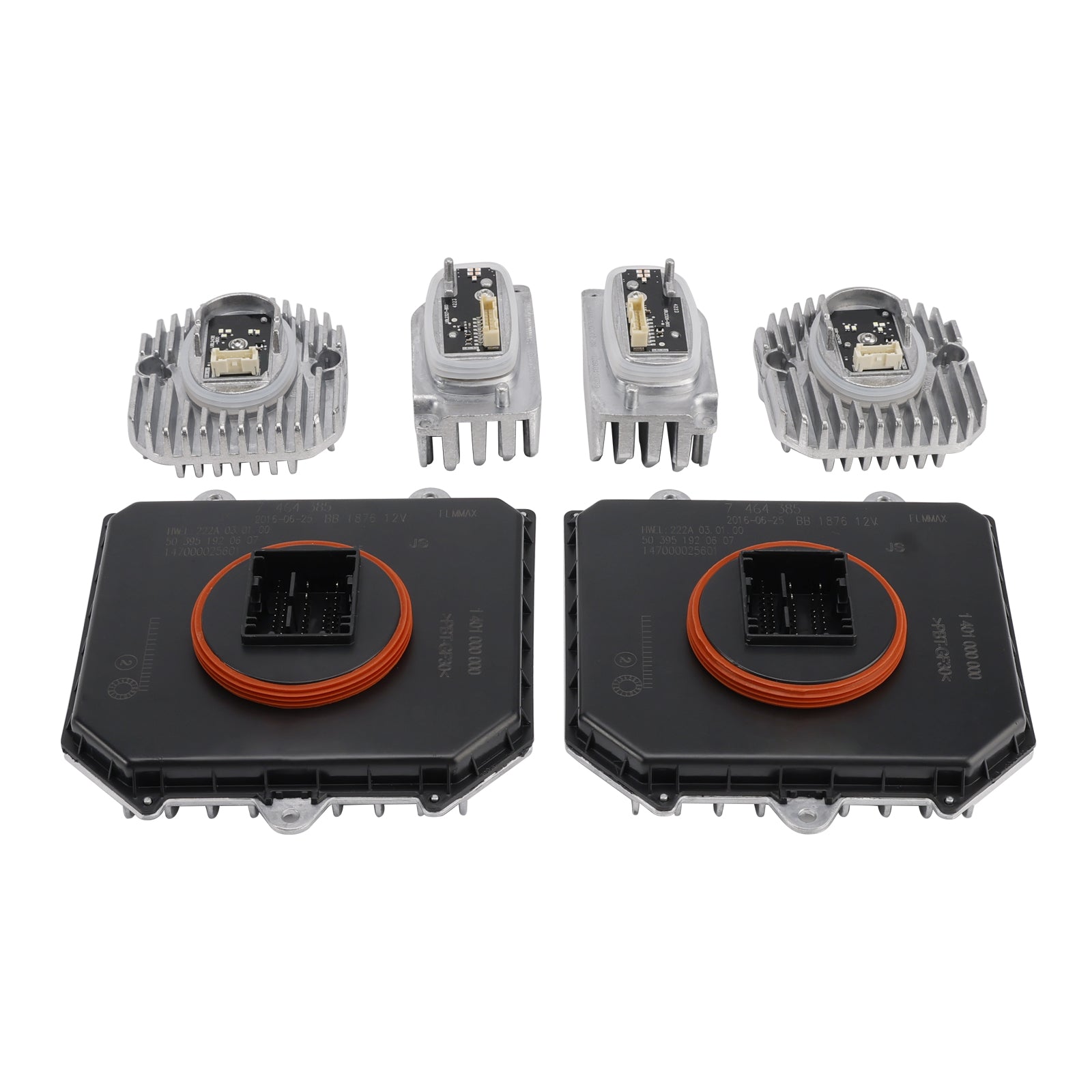 01/2016-12/2019BMW 5' F90 M5 6PCS Adaptieve LED Koplamp Richtingaanwijzer DRL Module 63117463515 7463515