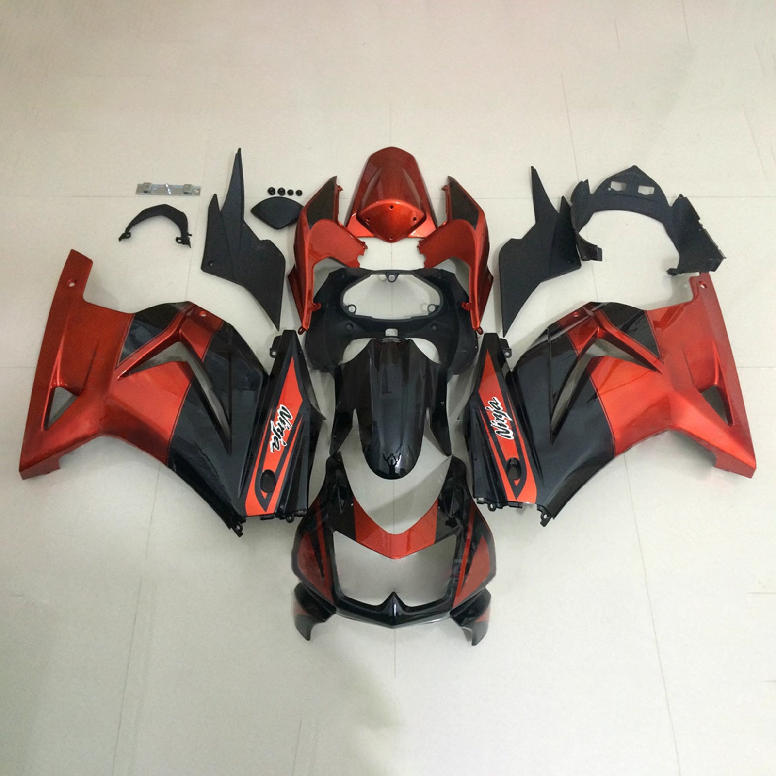 Injection Fairing Kit Bodywork Plastic ABS fit For Kawasaki EX250 Ninja250R 2008-2012