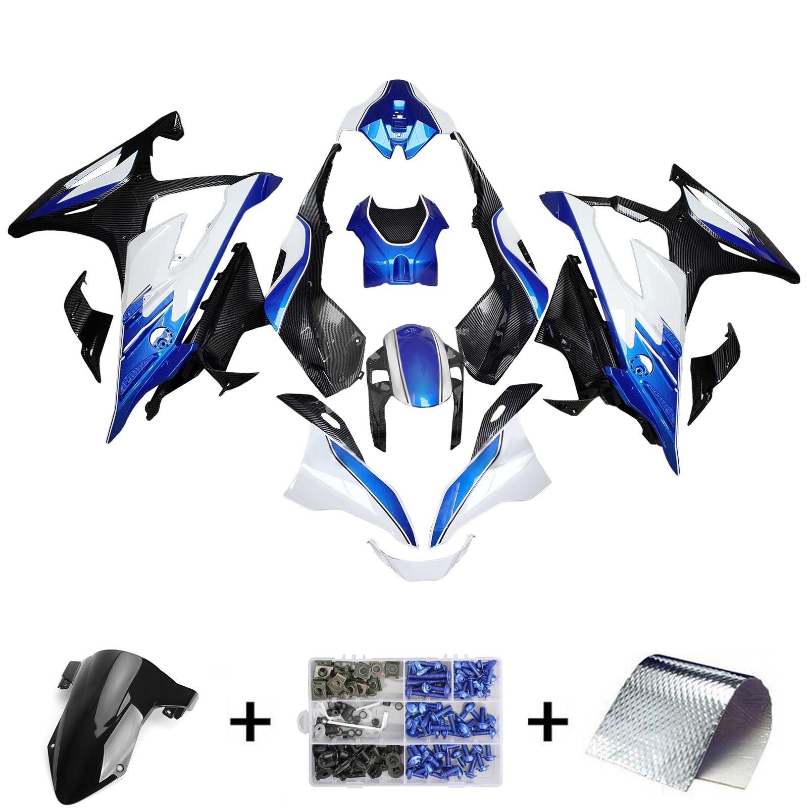 2023-2024 BMW S1000RR Injection Fairing Kit Bodywork Plastic ABS