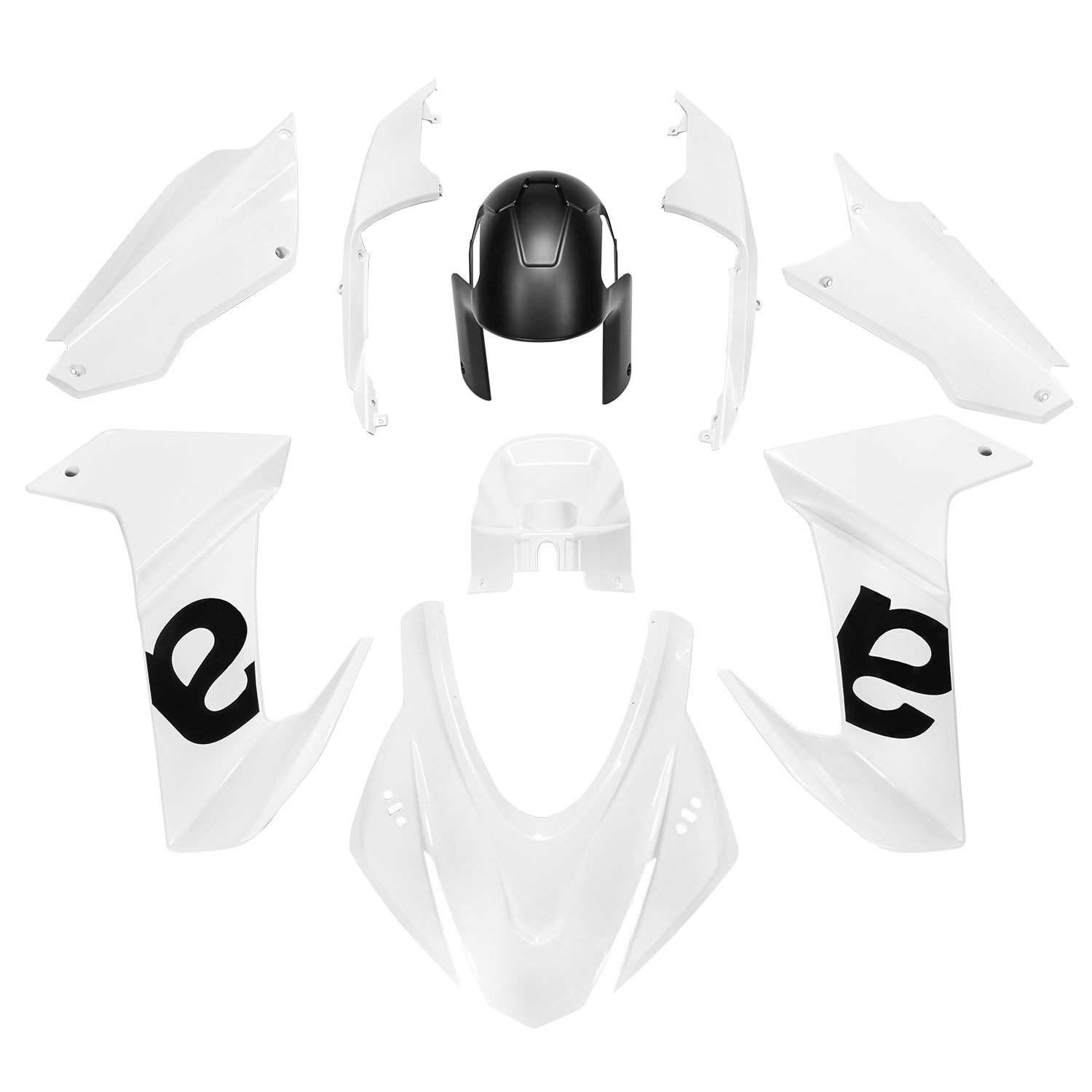 Kit de carénage de carrosserie en plastique ABS d'injection Aprilia RS 660 2020-2024 07#