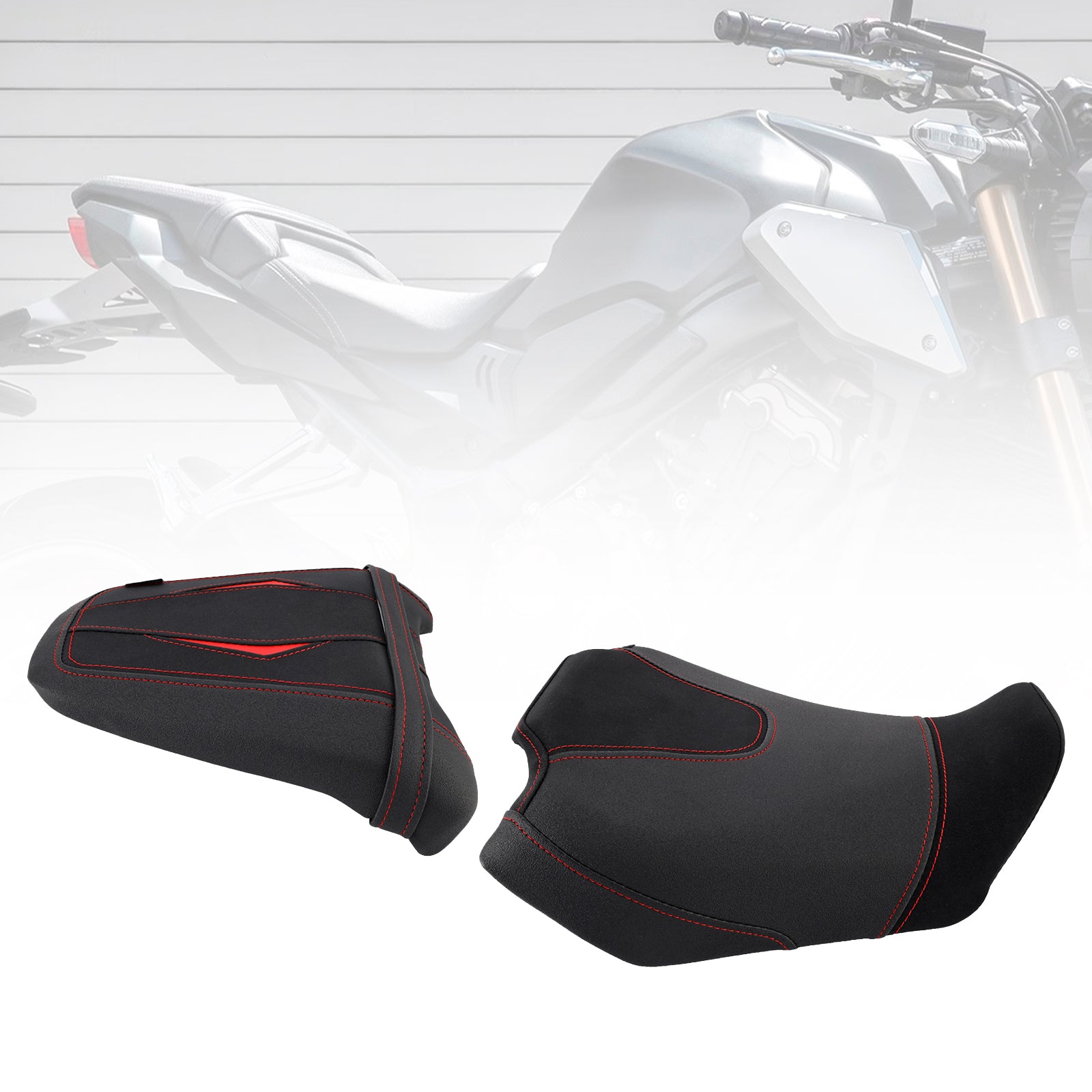 Lower Front W/ Rear Seat Driver Pillion Black2 For Honda Cb650R Cbr650R 24-25