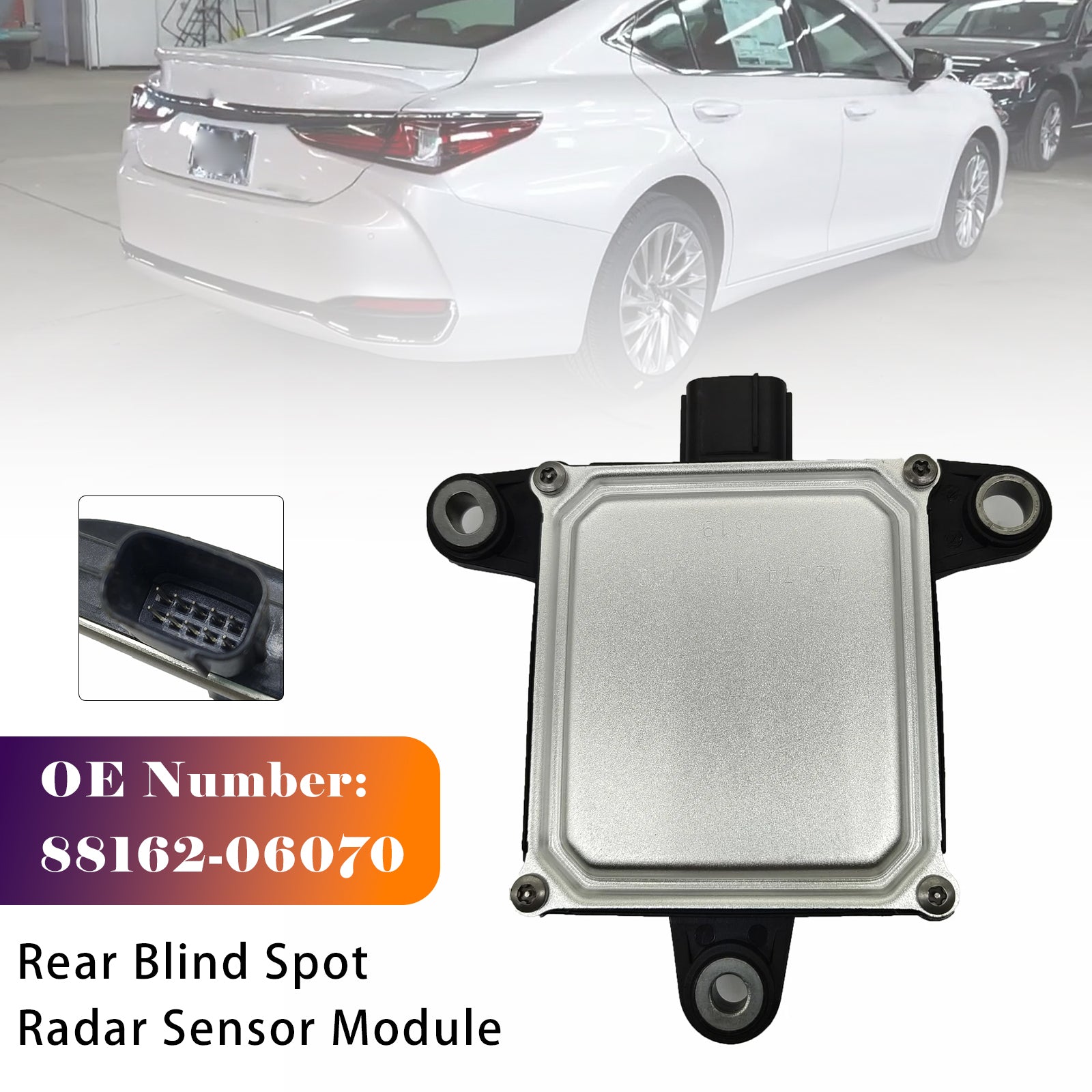 Rear Blind Spot Radar Sensor Module 88162-06070 For Lexus ES250 ES300h 2021-2025