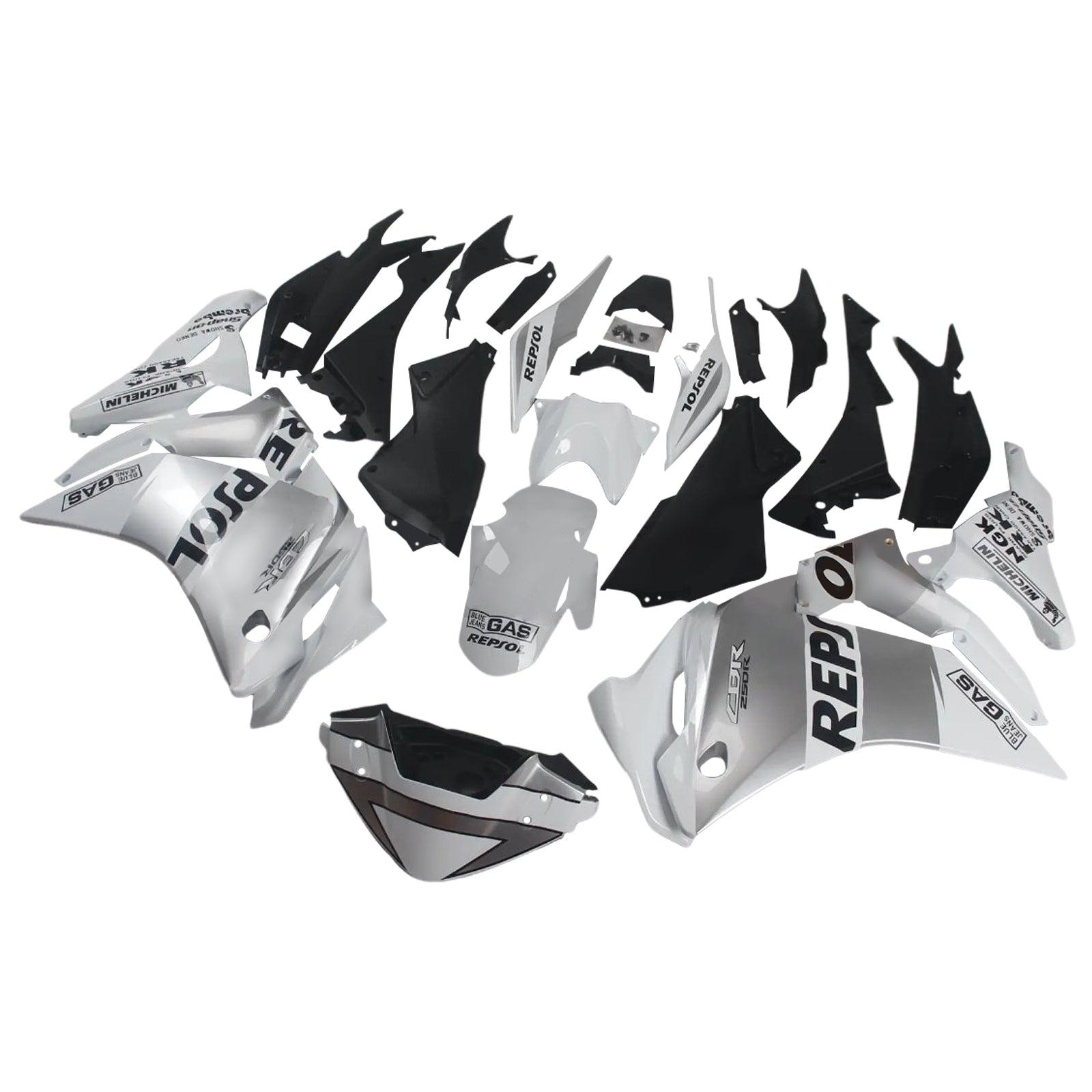2011-2015 Honda CBR250R injektionsmässa kit Bodywork Plastic ABS