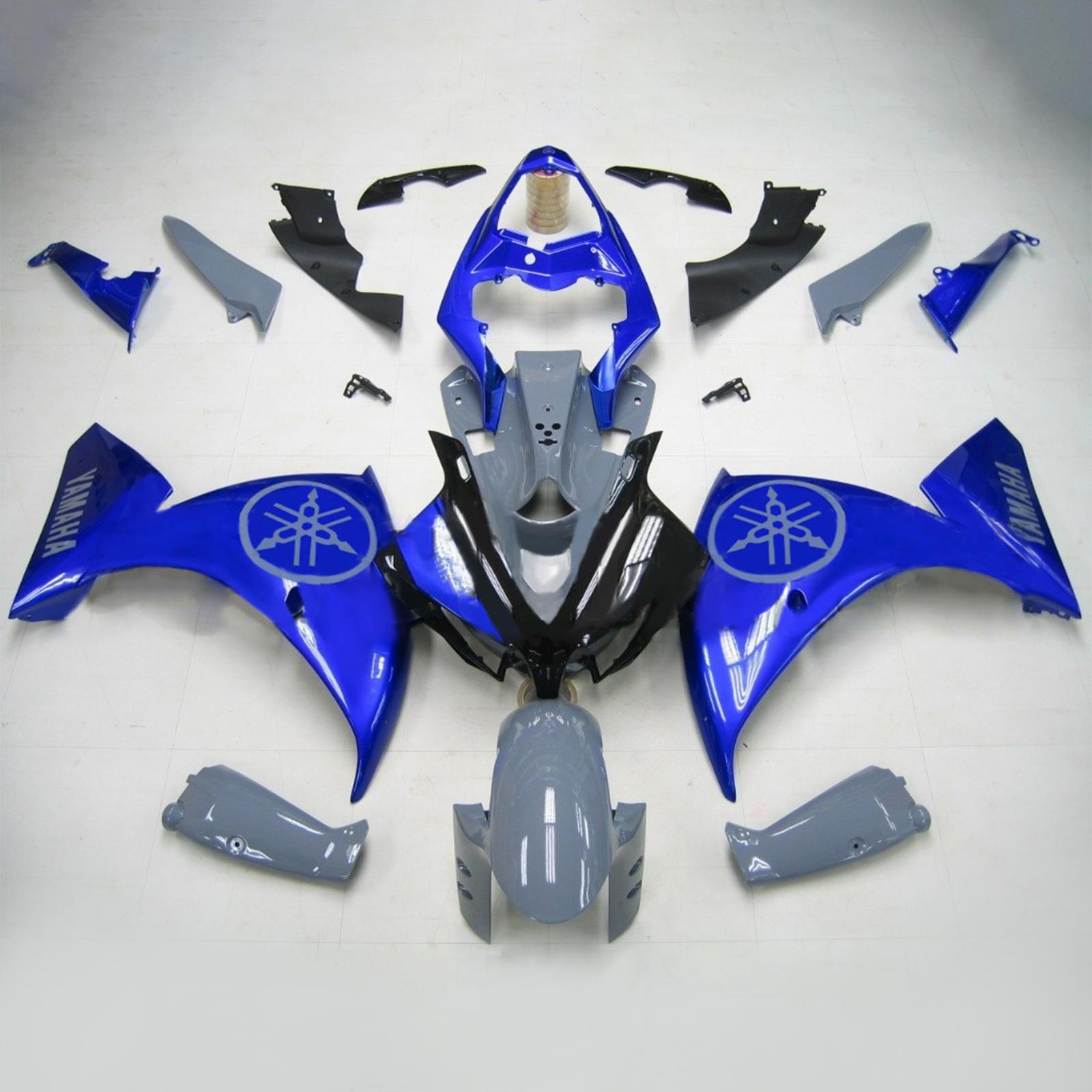 2012-2014 YAMAHA YZF 1000 R1 AMotopart Injection Fairing Kit Bodywork Plastic ABS #138
