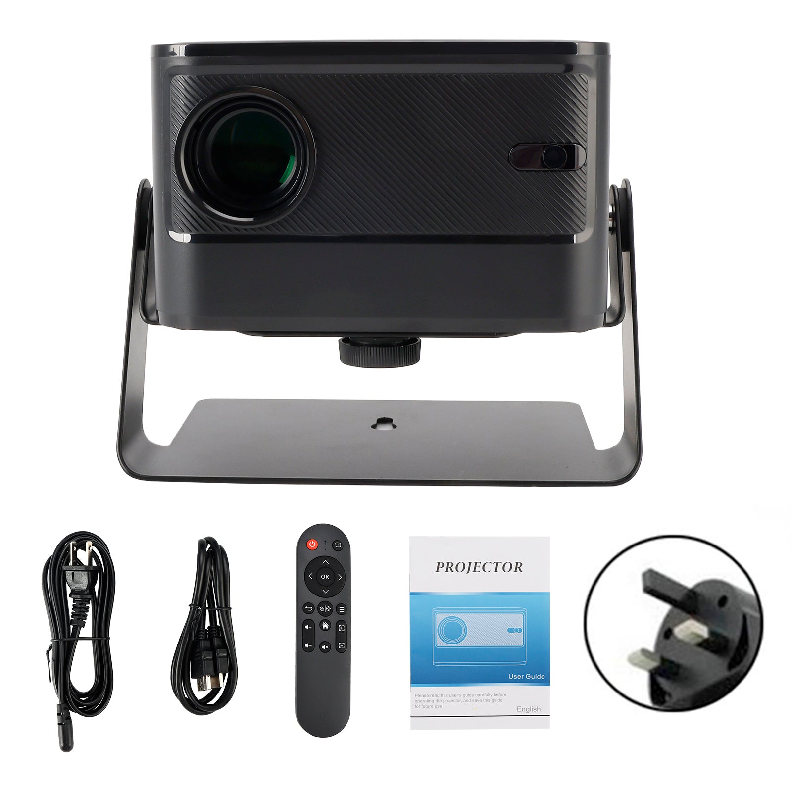 Proyector 4K Proyector inteligente Android Proyector de doble frecuencia con enfoque eléctrico Reino Unido