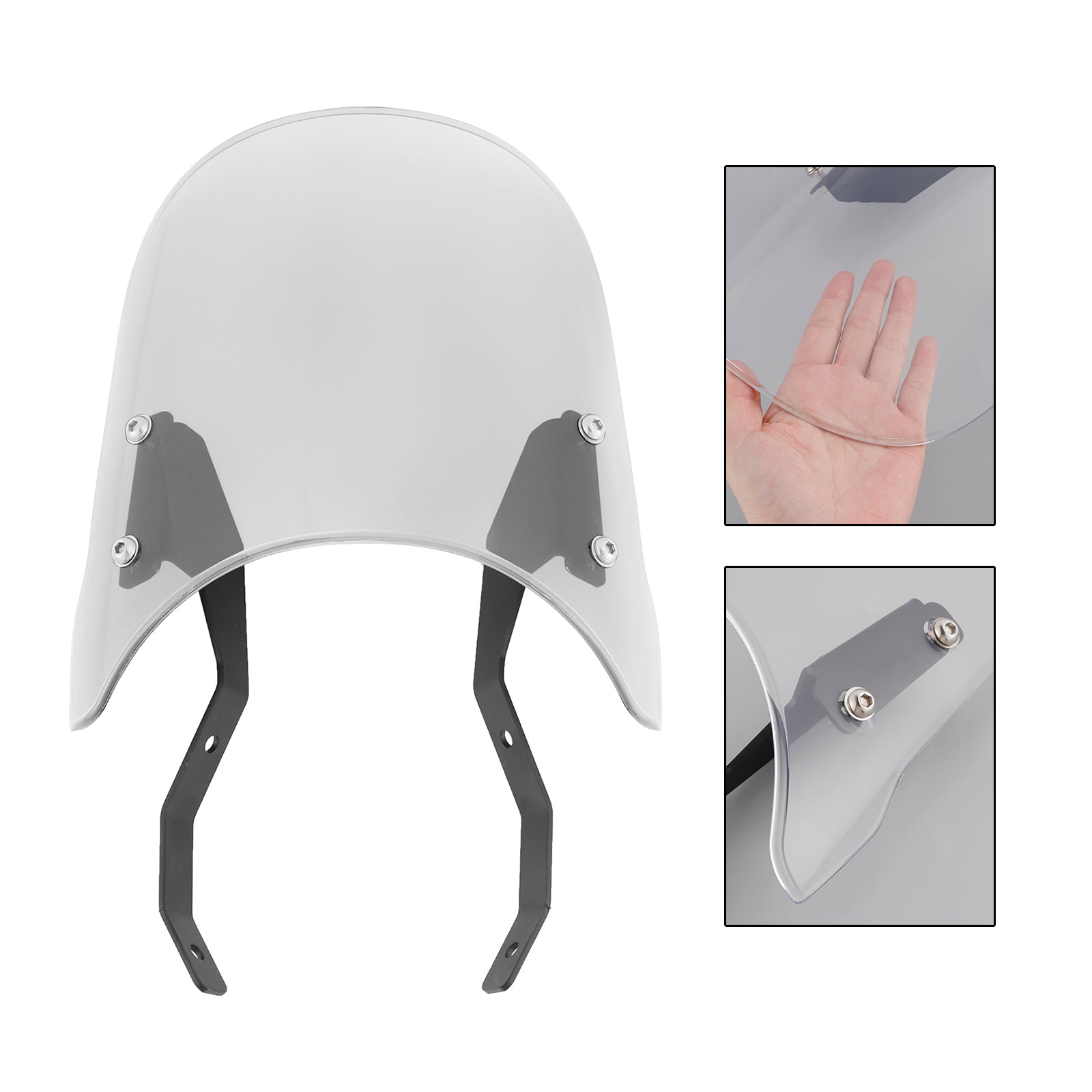 Pare-brise ajustement du pare-brise pour Honda Rebel 250 300 500 CL250 CL300 CL500 23-24