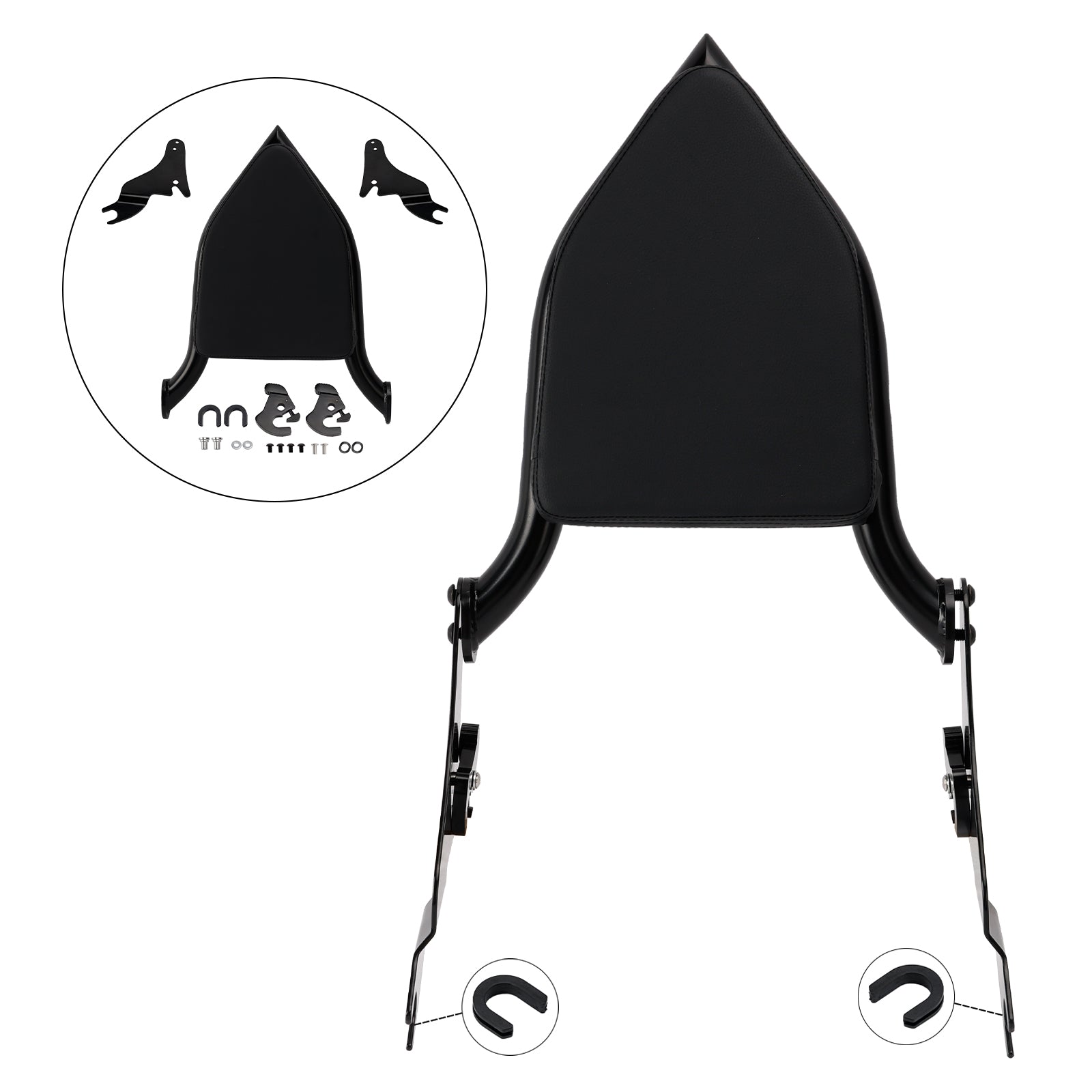 2000-2001, 2009, 2024CVO ROAD GLIDE FLTRSE Respaldo de barra Sissy para pasajero