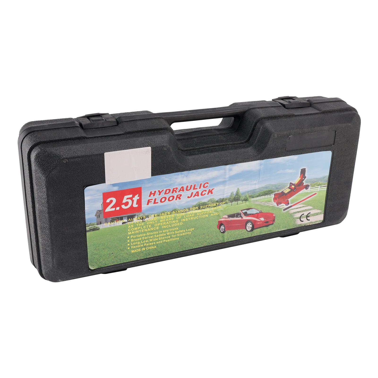 Low Profile Floor Jack 2.5 Ton (5500 lbs) 3.35"-14.17" Height Lifting Range