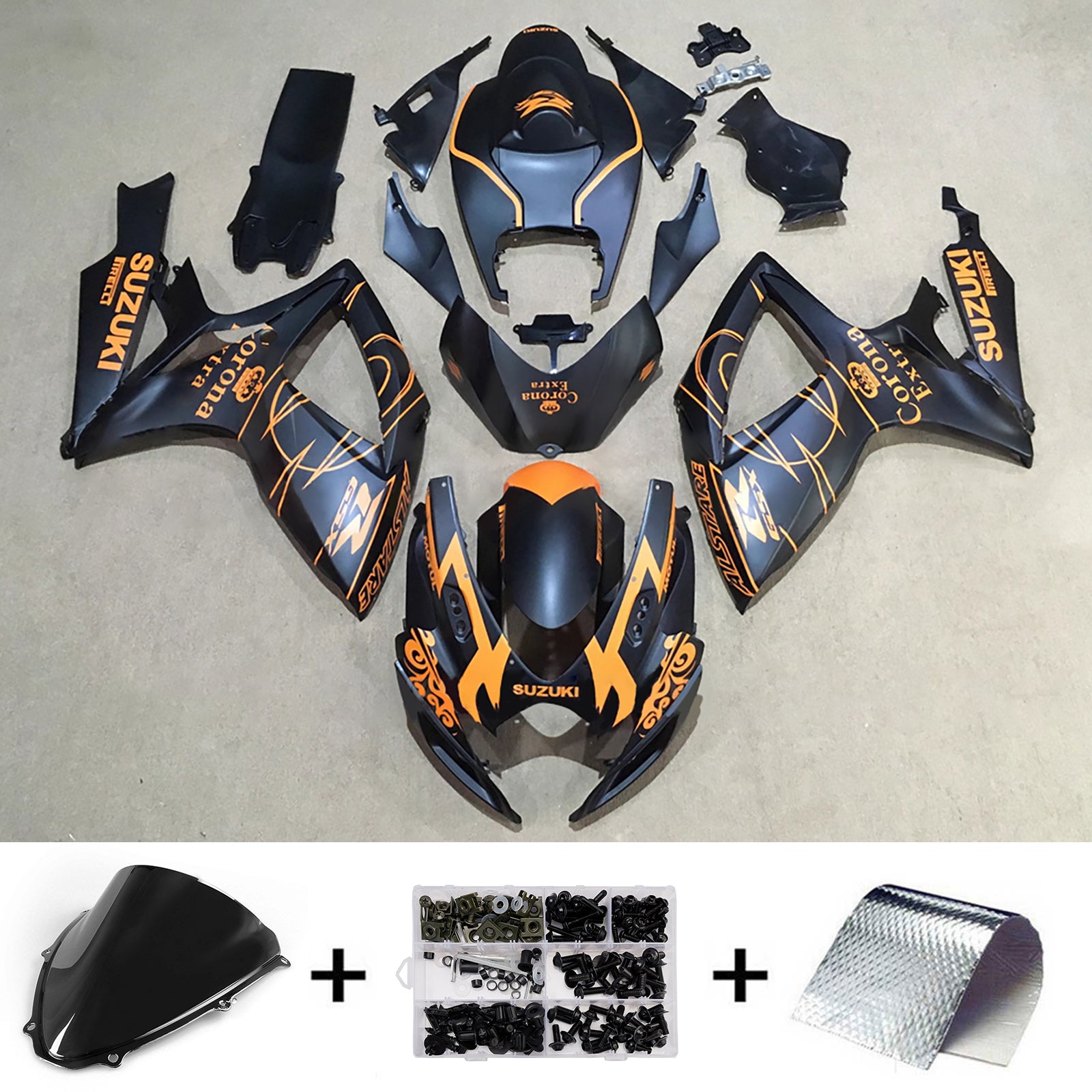 Injection Fairing Kit Bodywork Plastic ABS For Suzuki GSXR 600/750 2006-2007 K6