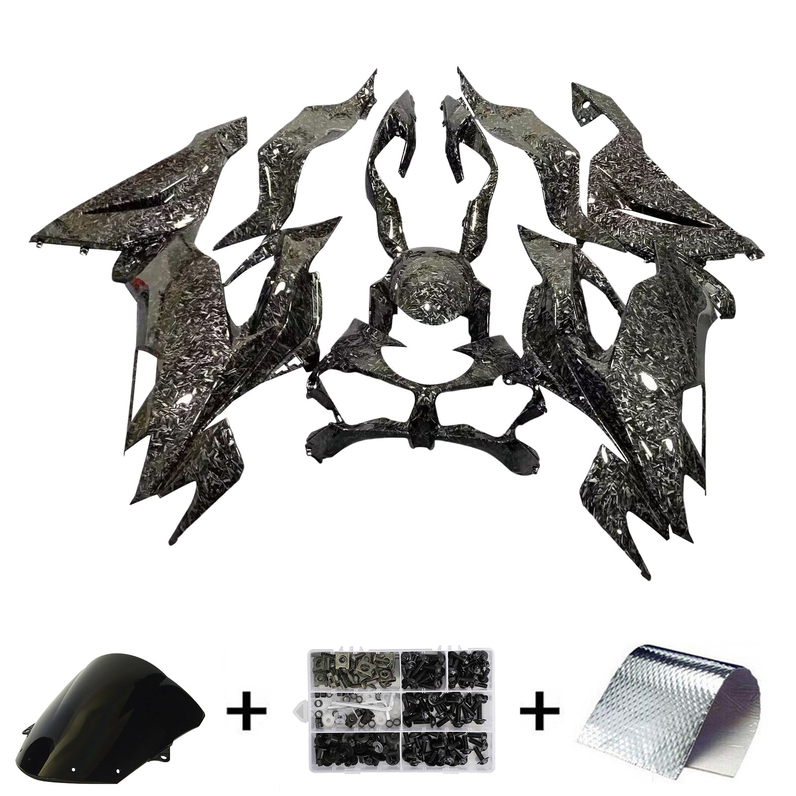 2019-2023 kawasaki zx6r injection de camenage kit de carrosserie