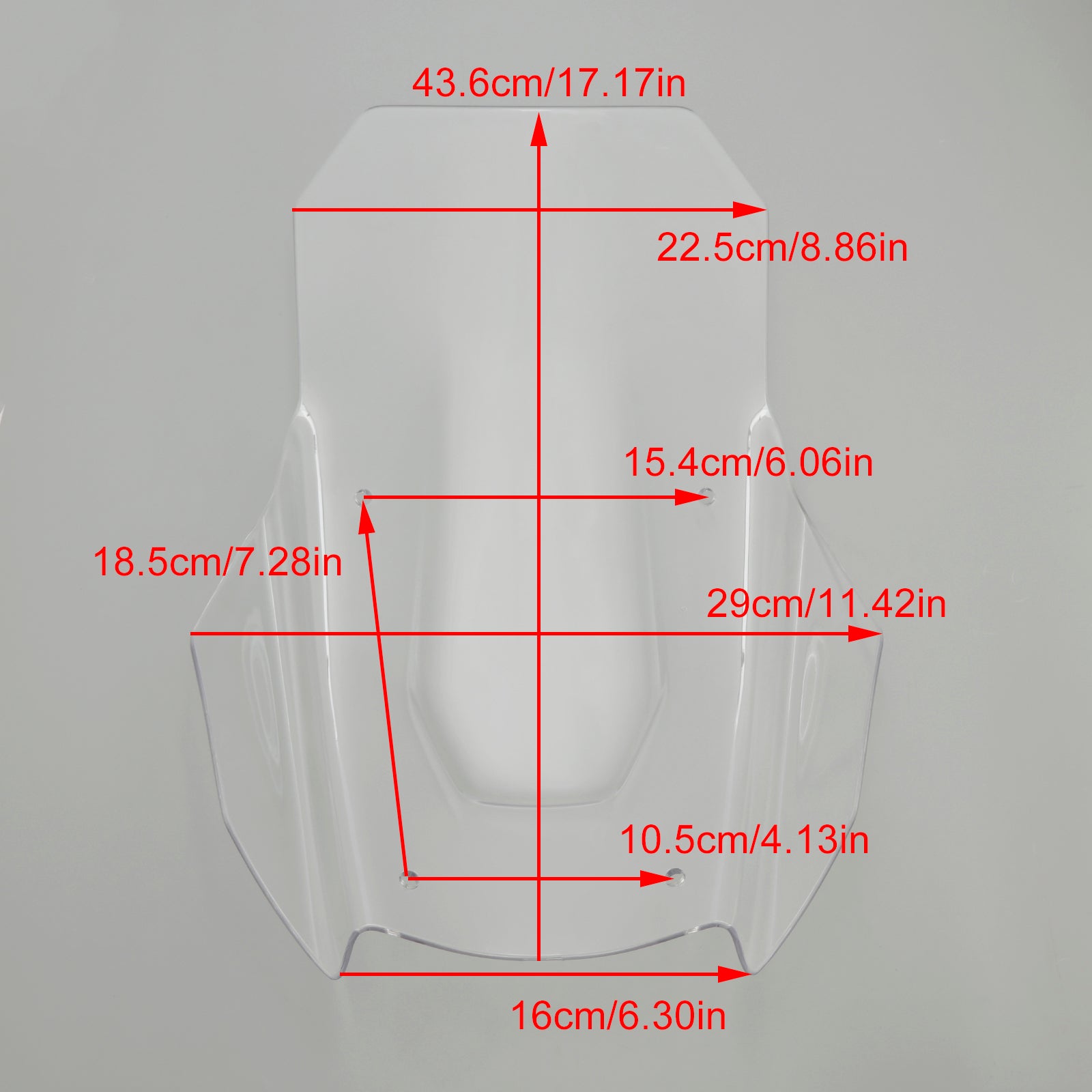 2022-2024 Honda Adv350 ABS Motorcykel vindrutan vindruta