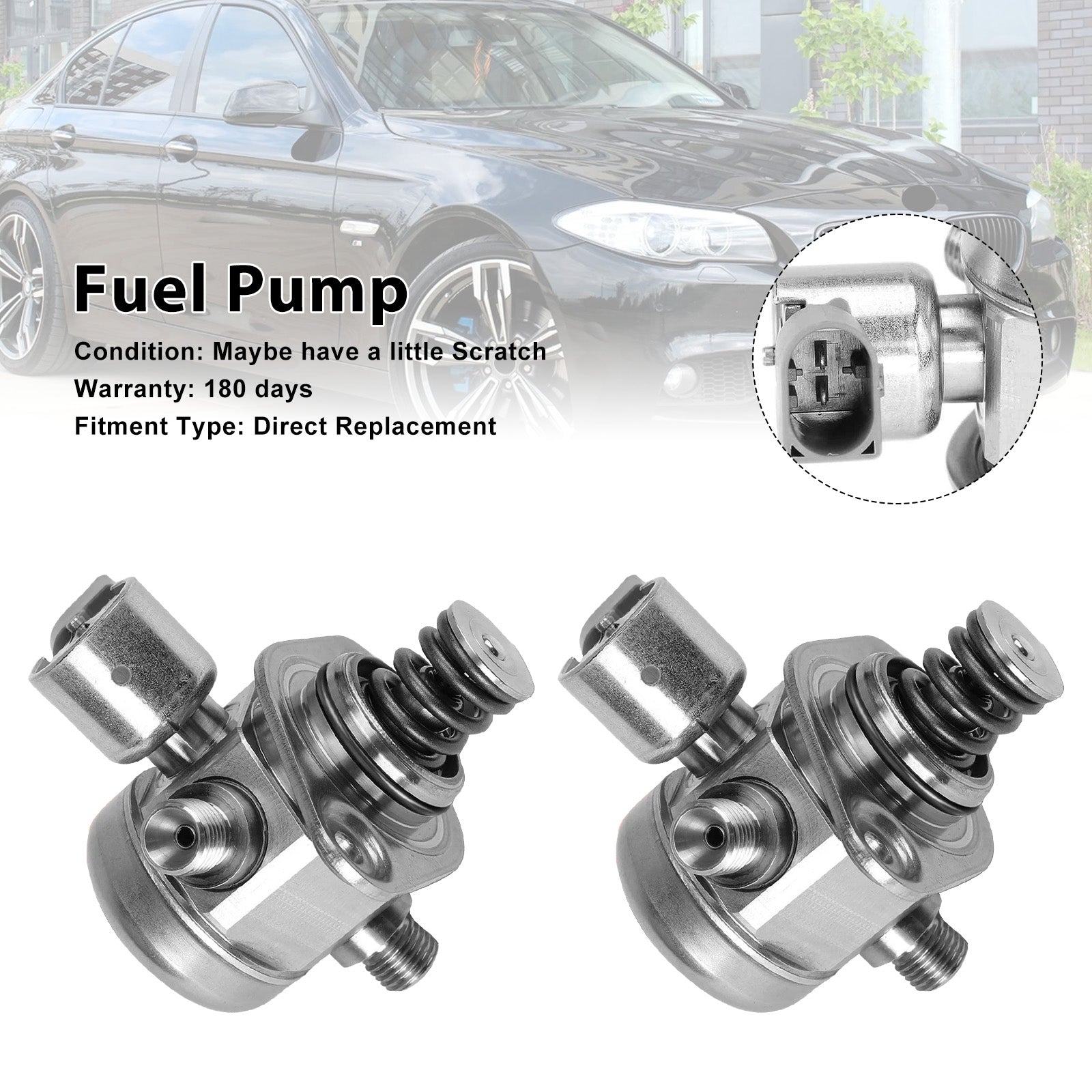 2009-2012 BMW 750Li F01 2PCS High Pressure Fuel Pump 13517595339 0261520144