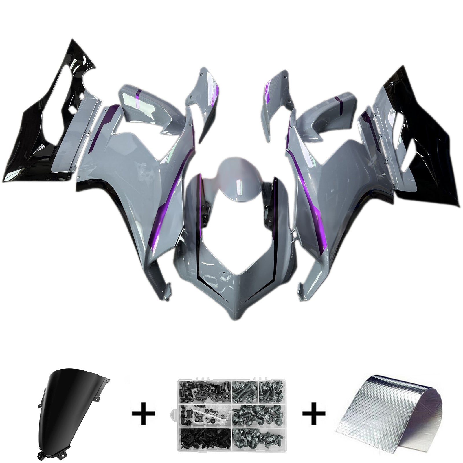 2020-2024 Ducati Panigale v2 Kit de camerage d'injection de carrosserie