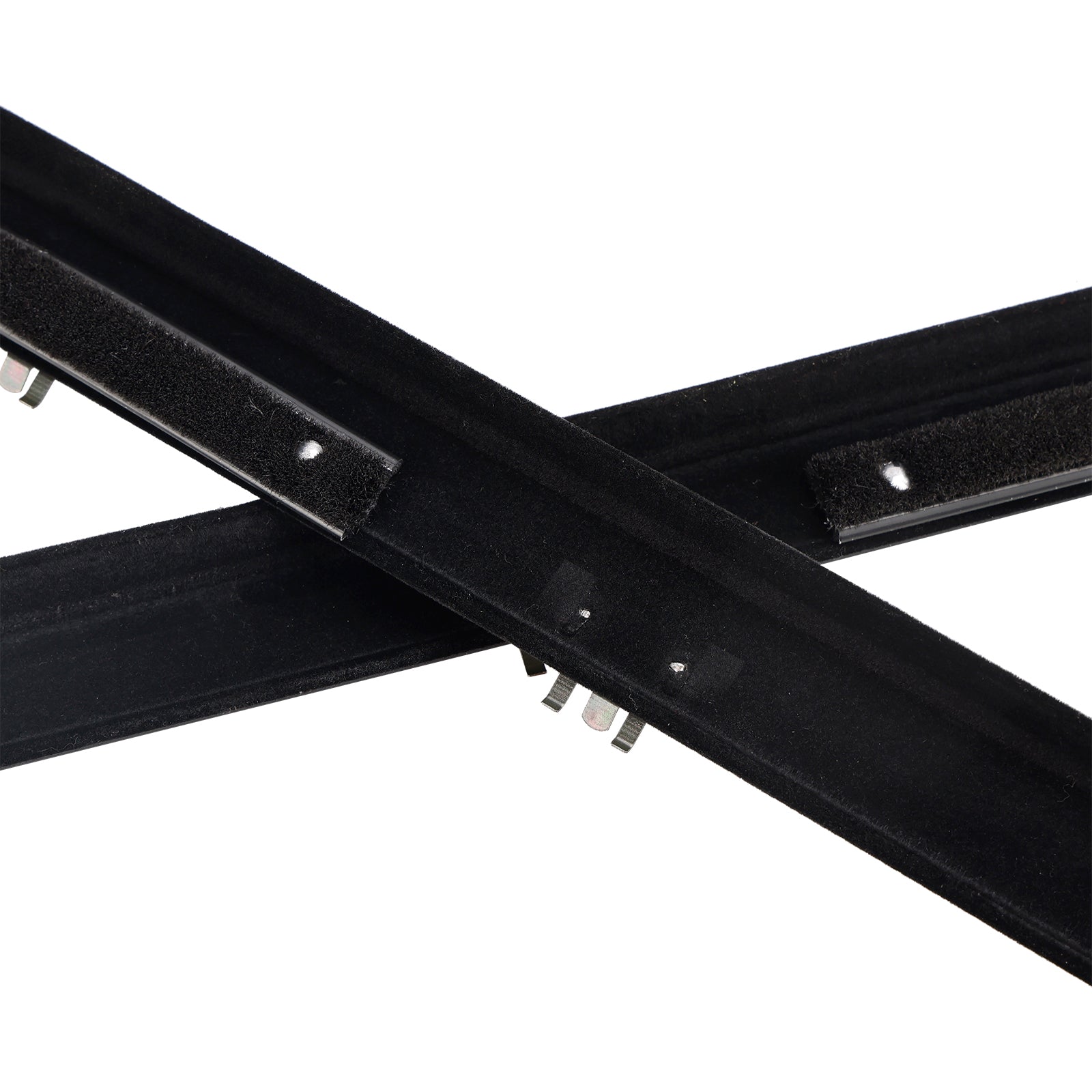 1984-1996 C4 Corvettes Conductor + Panel de puerta lateral del pasajero Sellos de ventana exterior