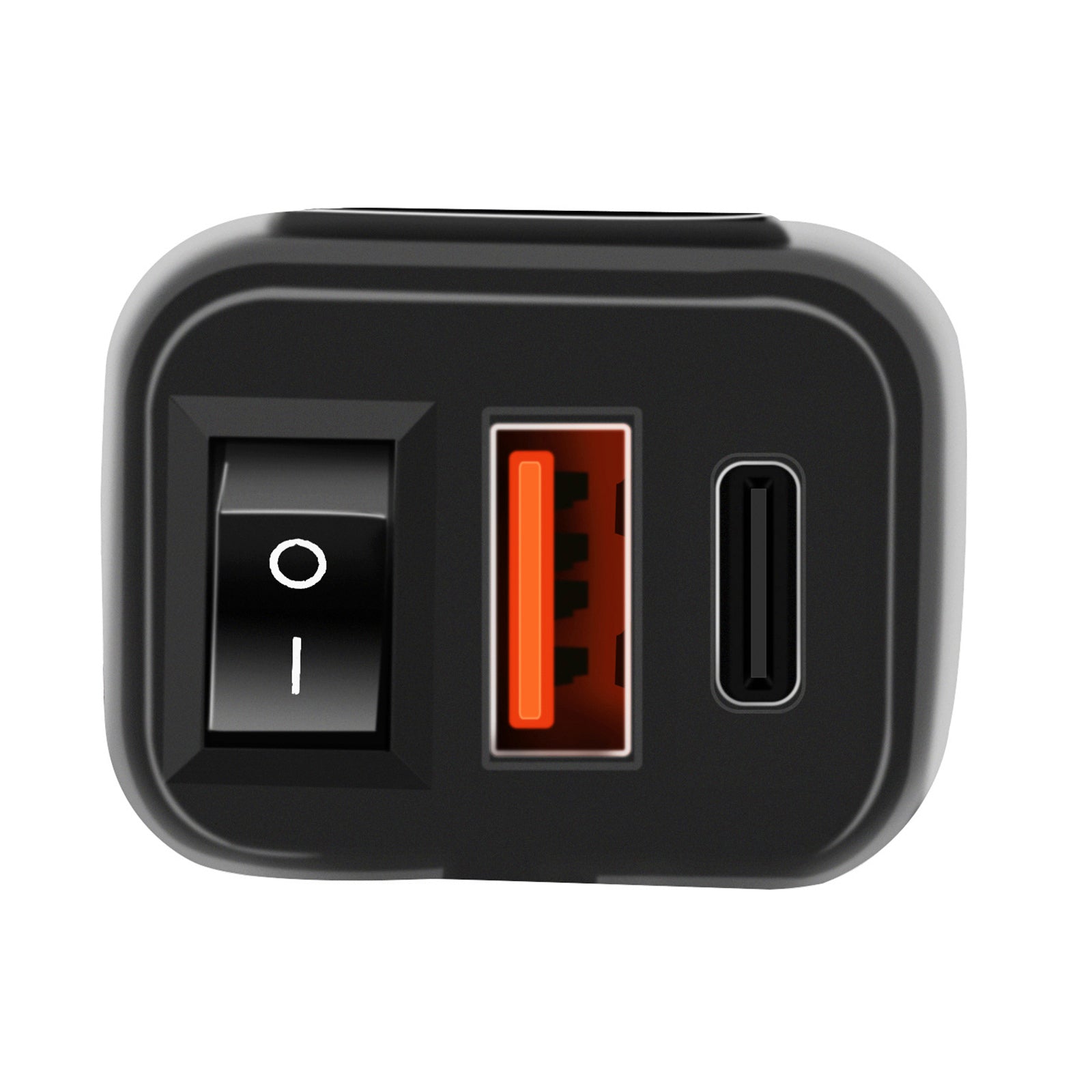 MOTORCYCLE USB SUPER FAST LARGARELEGEBAR HOLDER PD+QC3.0 TPYE-C Power Adapter