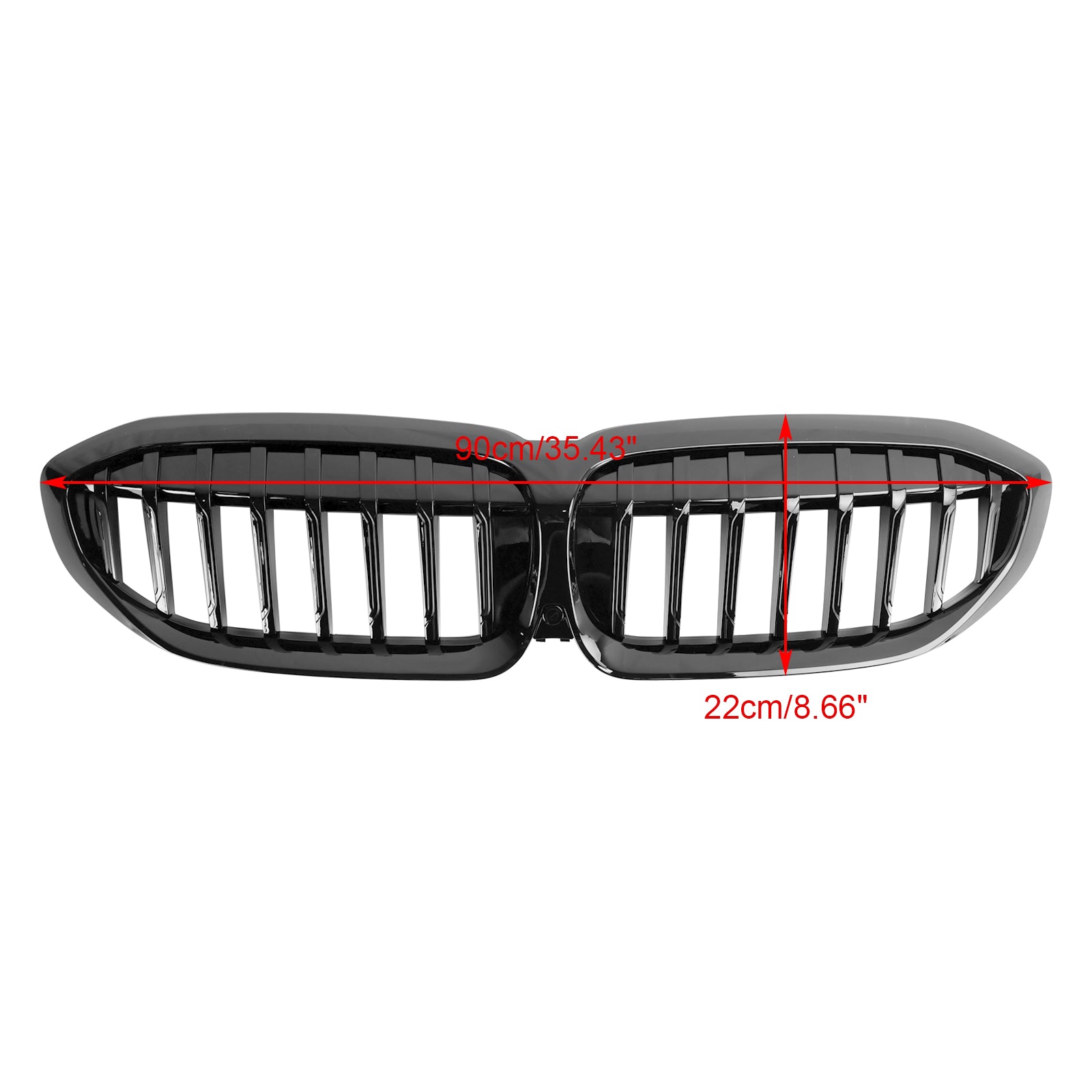 2019-2022 BMW 3 Series G20 G28 Gloss Black Kidney Grille Grill 51138072085