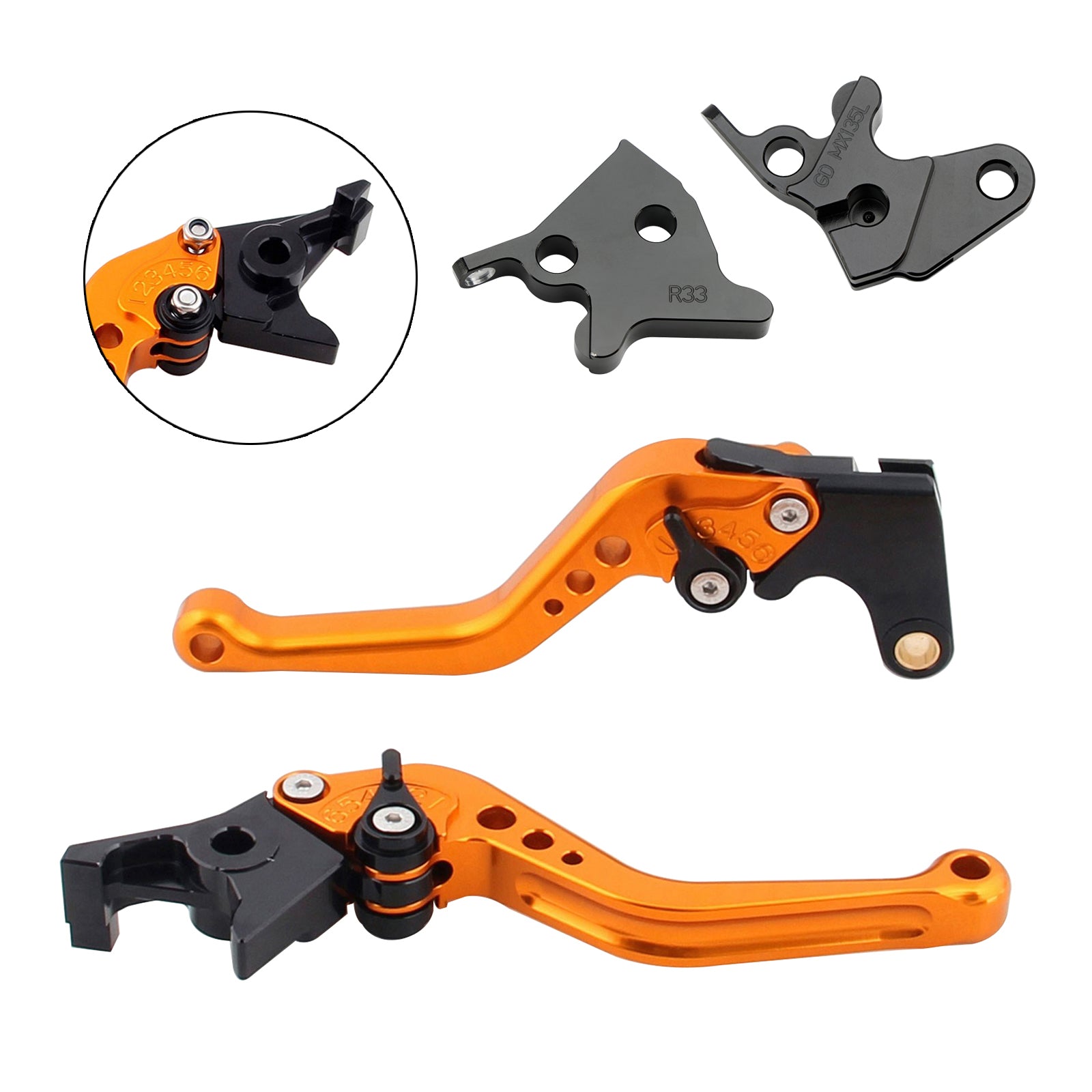 2005-2014 Yamaha YBR125 Ny kort clutchbremsespak