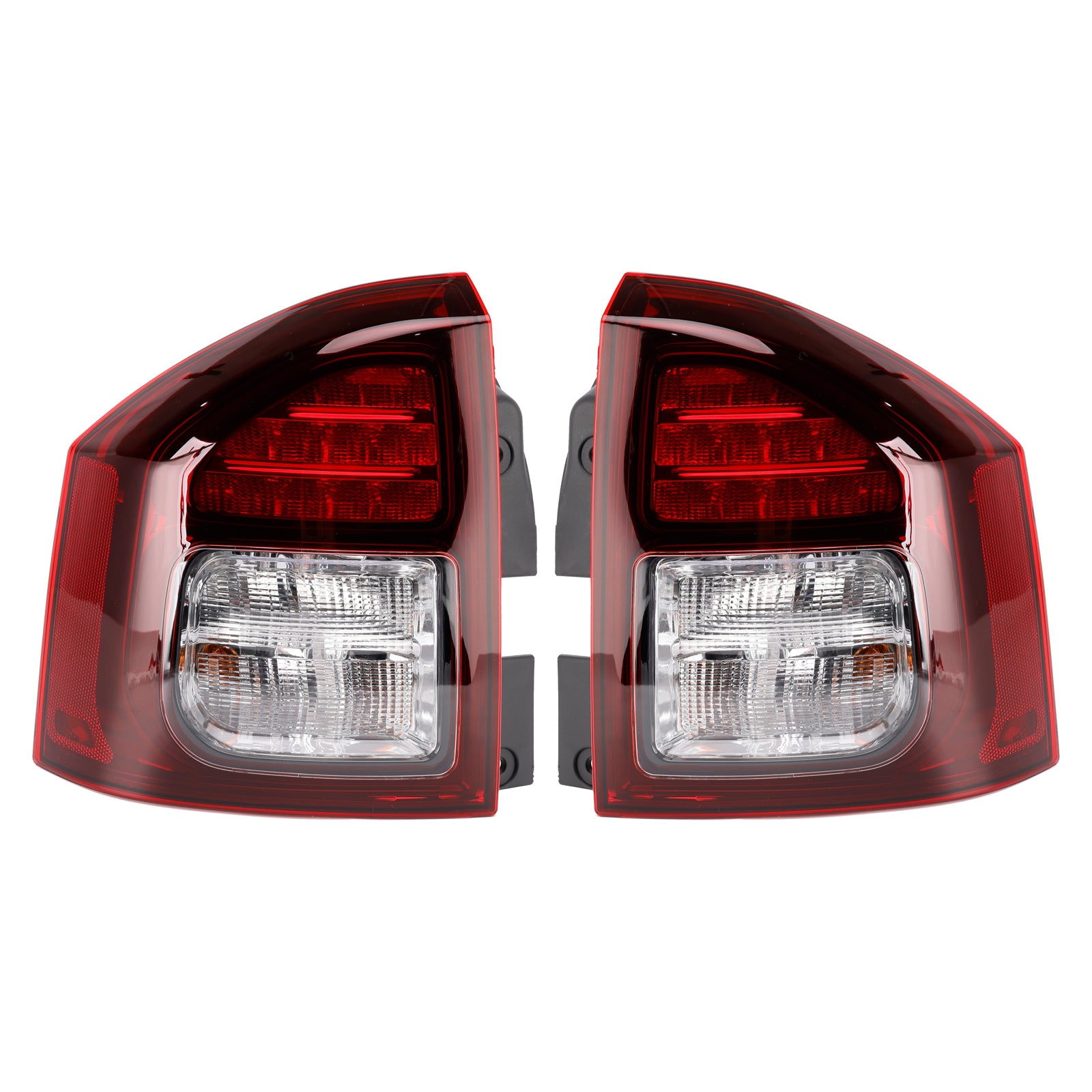 Left+Right Rear Tail Light Rear Lamp Assembly For Jeep Compass 2014-2017