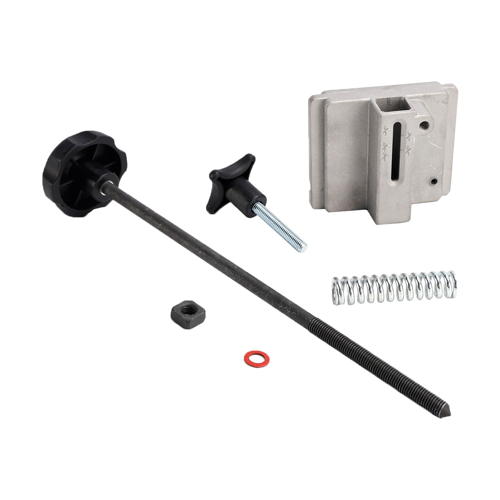 14" Conjunto de tensión de rueda superior de sierra de cinta con bisagra de hierro para Delta/Powermatic