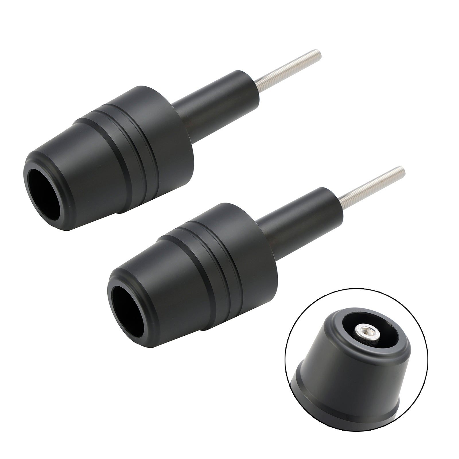 2021-2024 APRILIA SR GT200 Crash Bobbin Protector Slider Aluminum Black