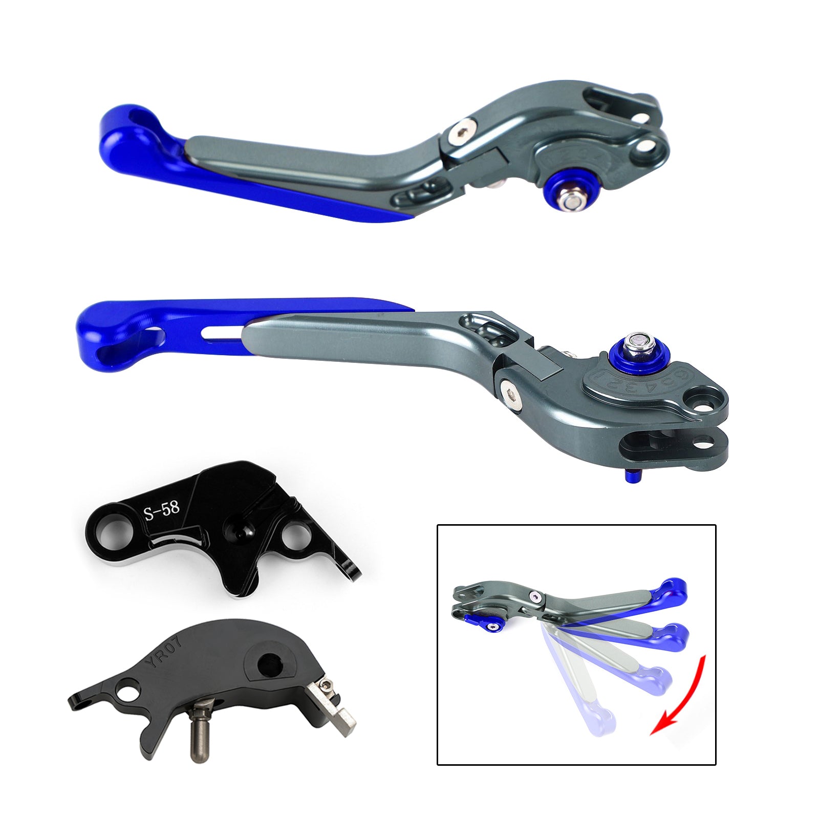 2022-2023 YAMAHA YZF R7 MT-10/SP FZ-10/SP Palanca de freno de embrague ajustable