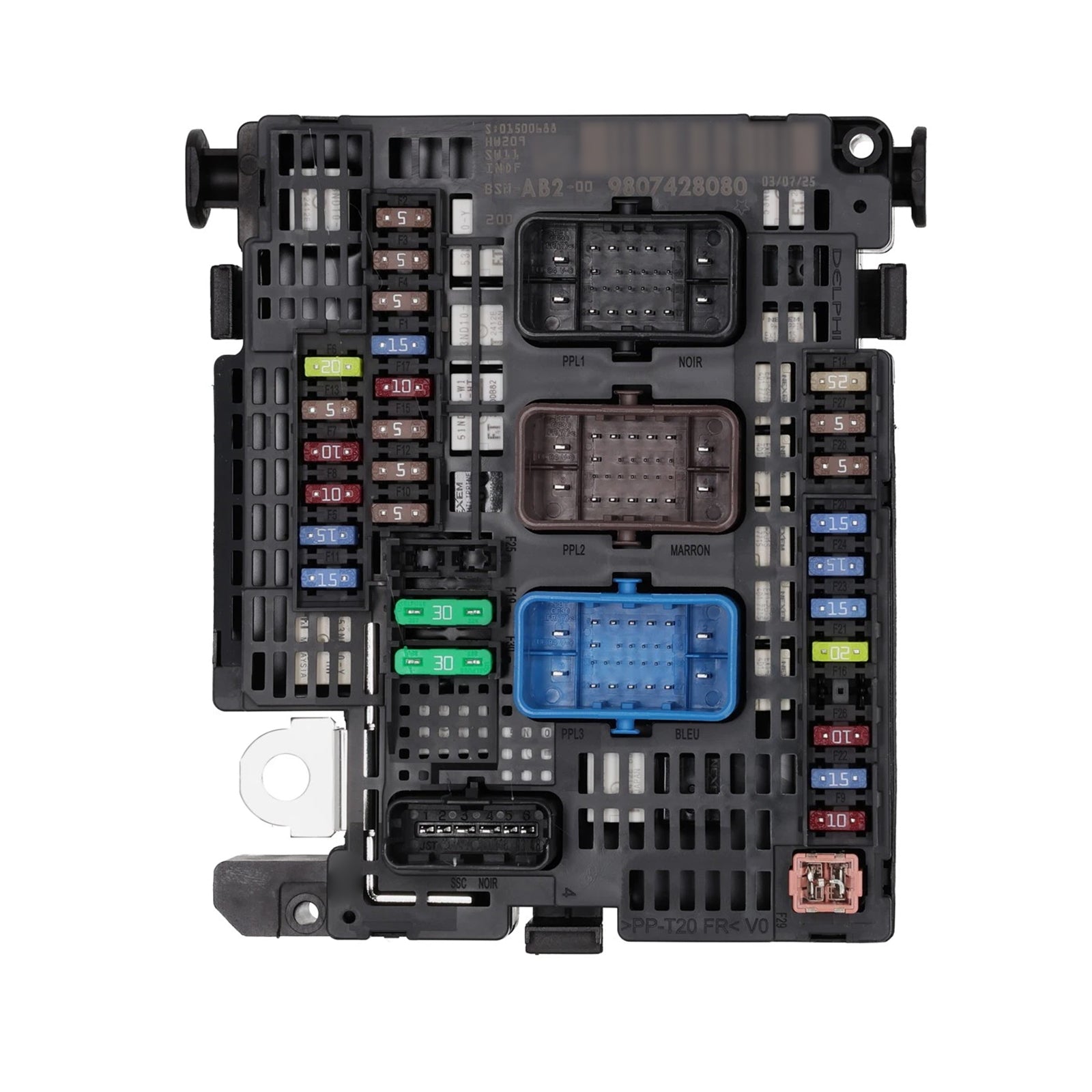 BSM Control Unit Fuse Box 9807428080 BSM-AB2-00 For Citro?n C4 II DS4 2011-