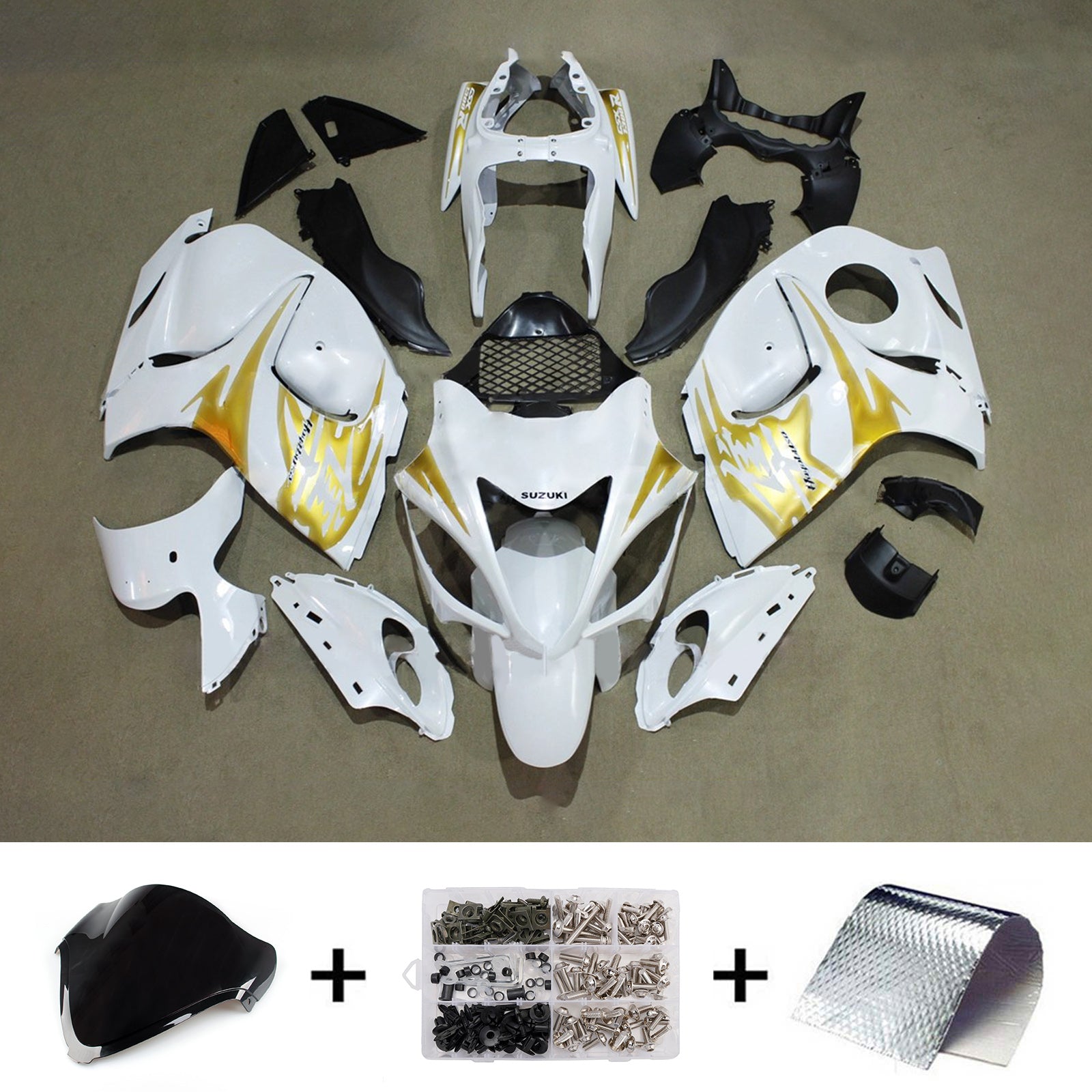 Injection Fairing Kit Bodywork Plastic ABS For Suzuki Hayabusa GSX1300R 2008-2020