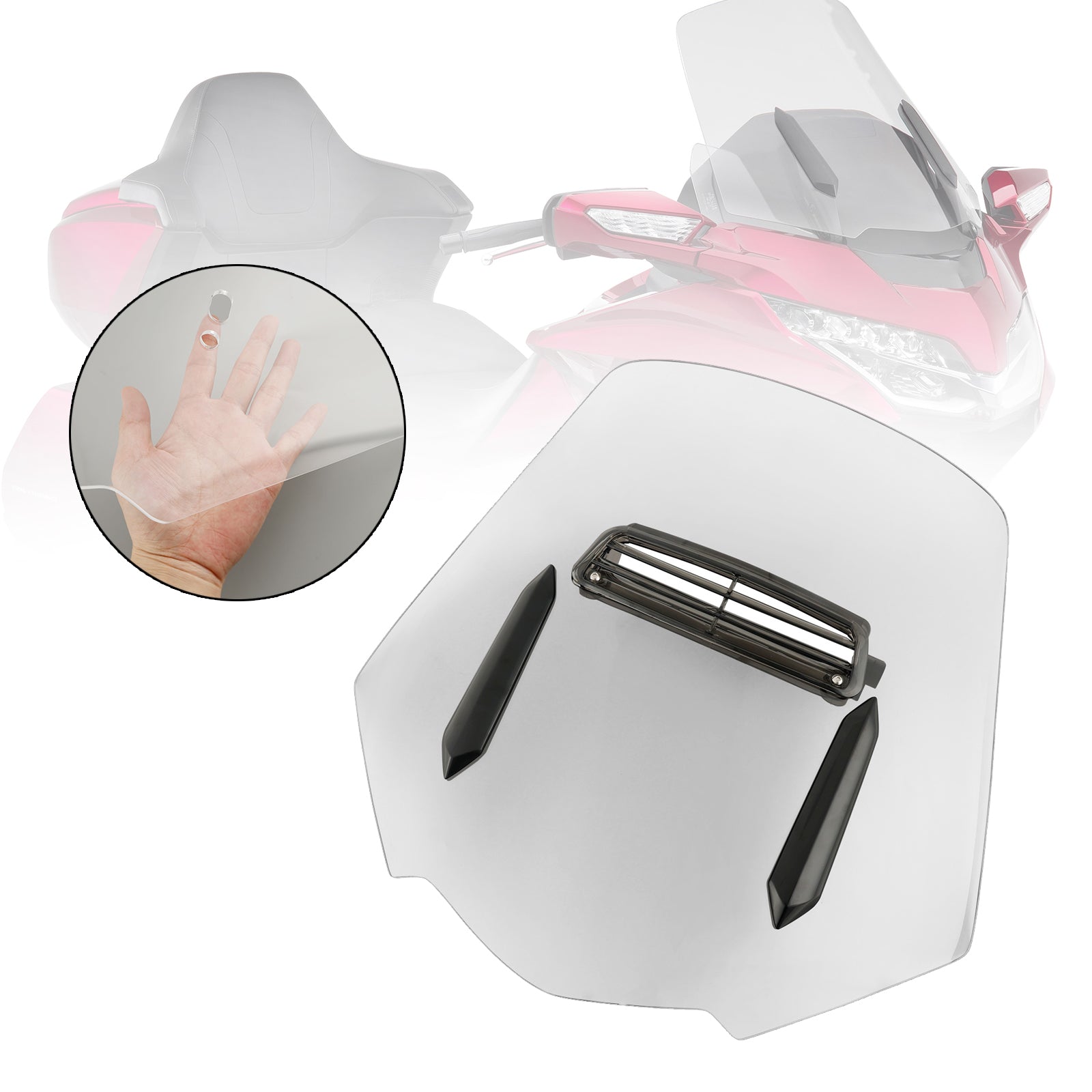 2018-2023 Honda Gold Wing GL1800 vindrutan vindruta