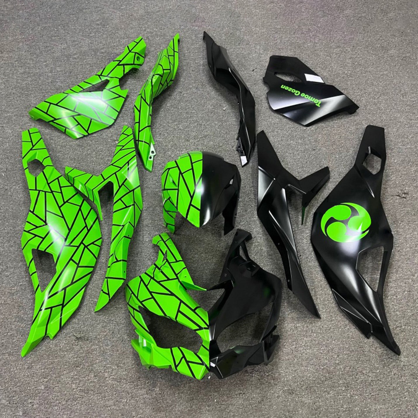 2019-2025 Kawasaki Ninja ZX-25R Amotopart Injection Fairing Kit Bodywork ABS #104