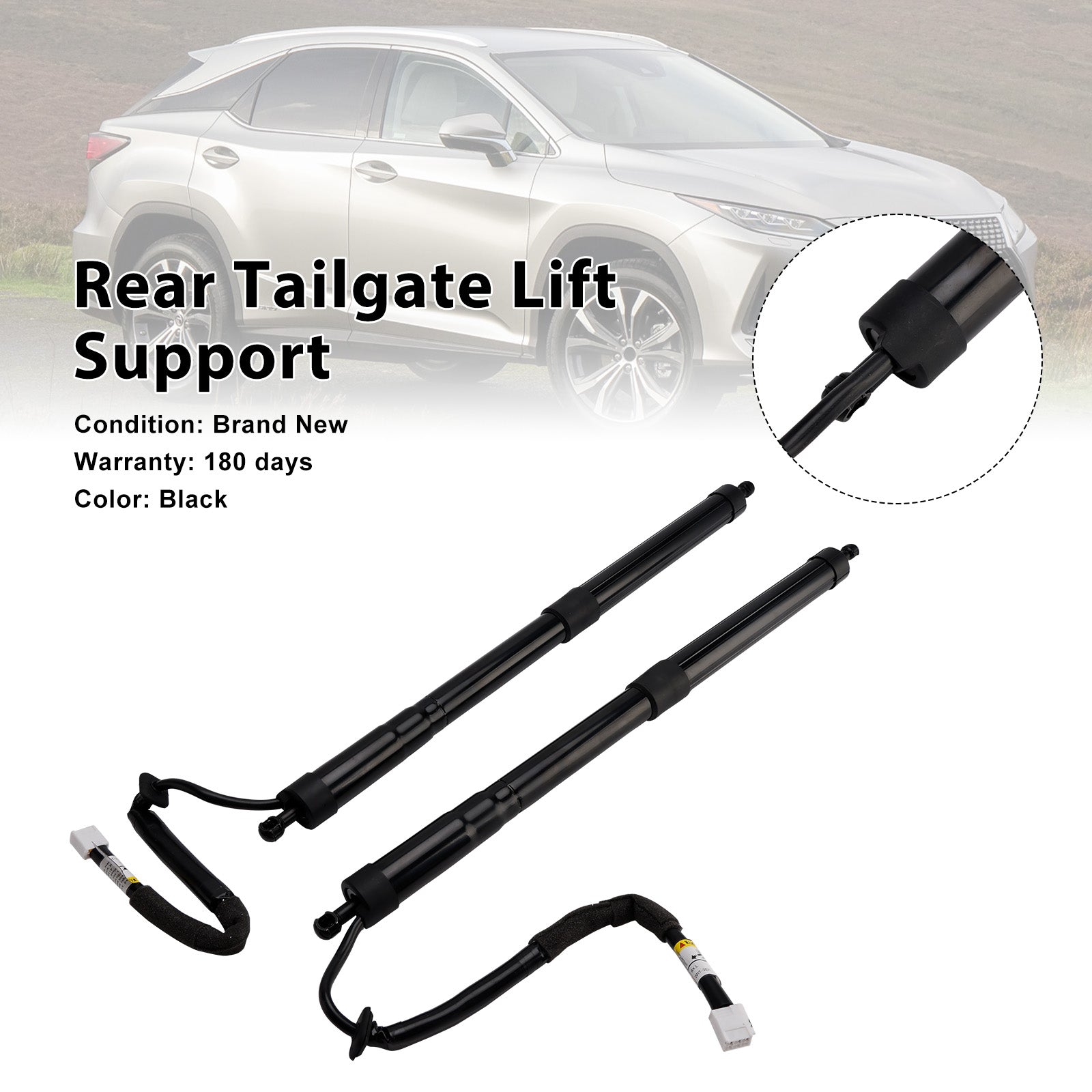 2018-2022 LEXUS RX RX350L RX450HL 2 pièces Support de levage de trappe électrique arrière 6892048061 6892048060