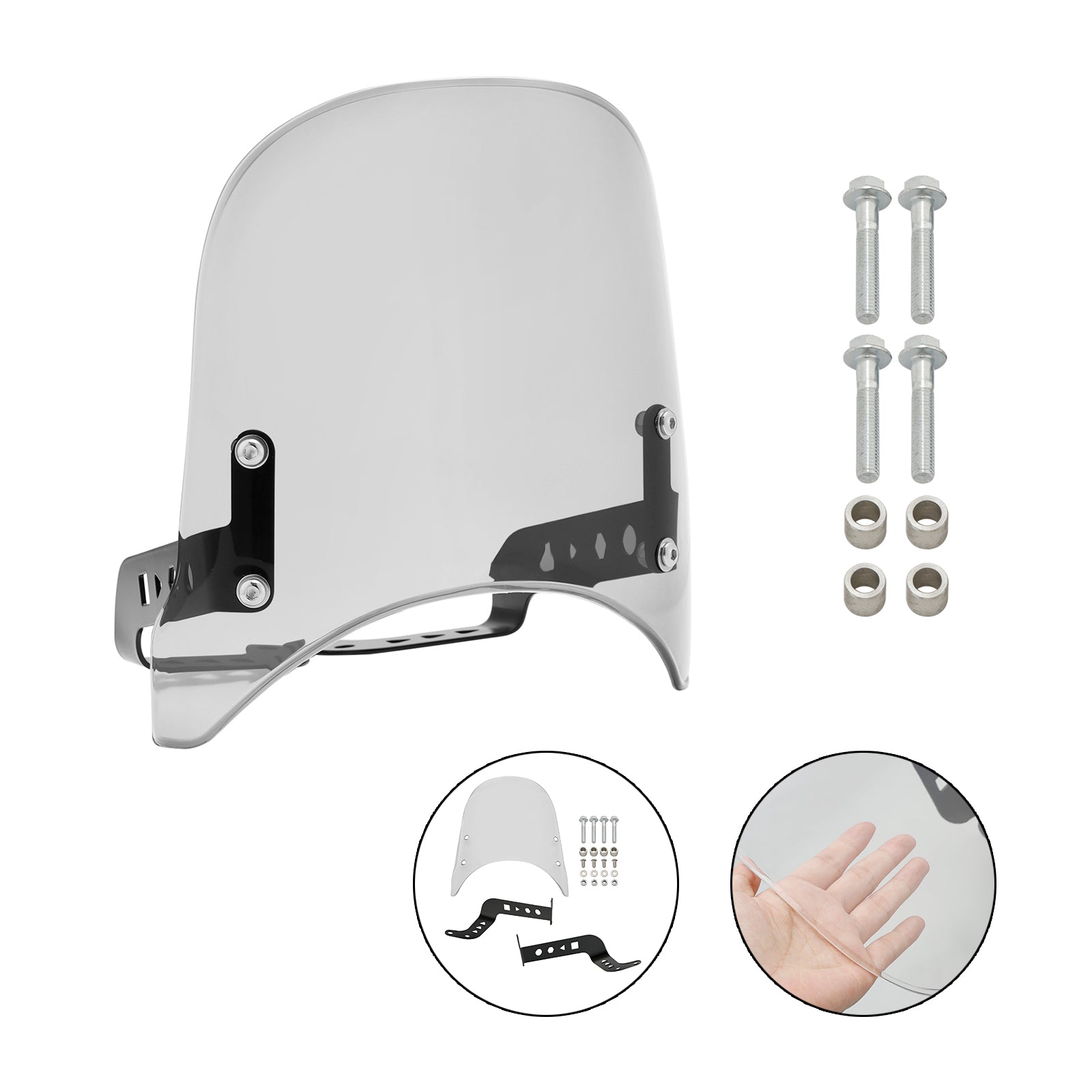 2019-2024 Honda CB400X/CB500X ABS Motorcykel vindrutan vindruta