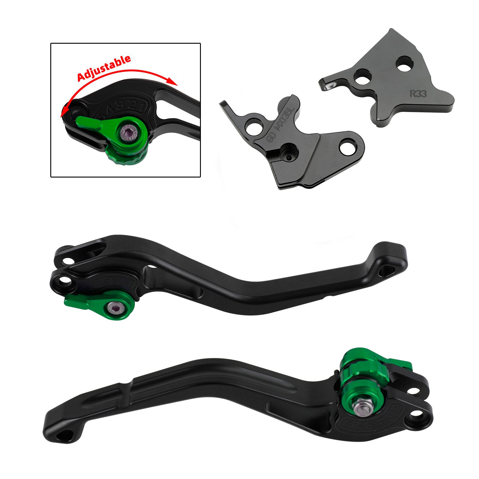 2005-2014 Yamaha YBR125 Ny kort clutchbremsespak