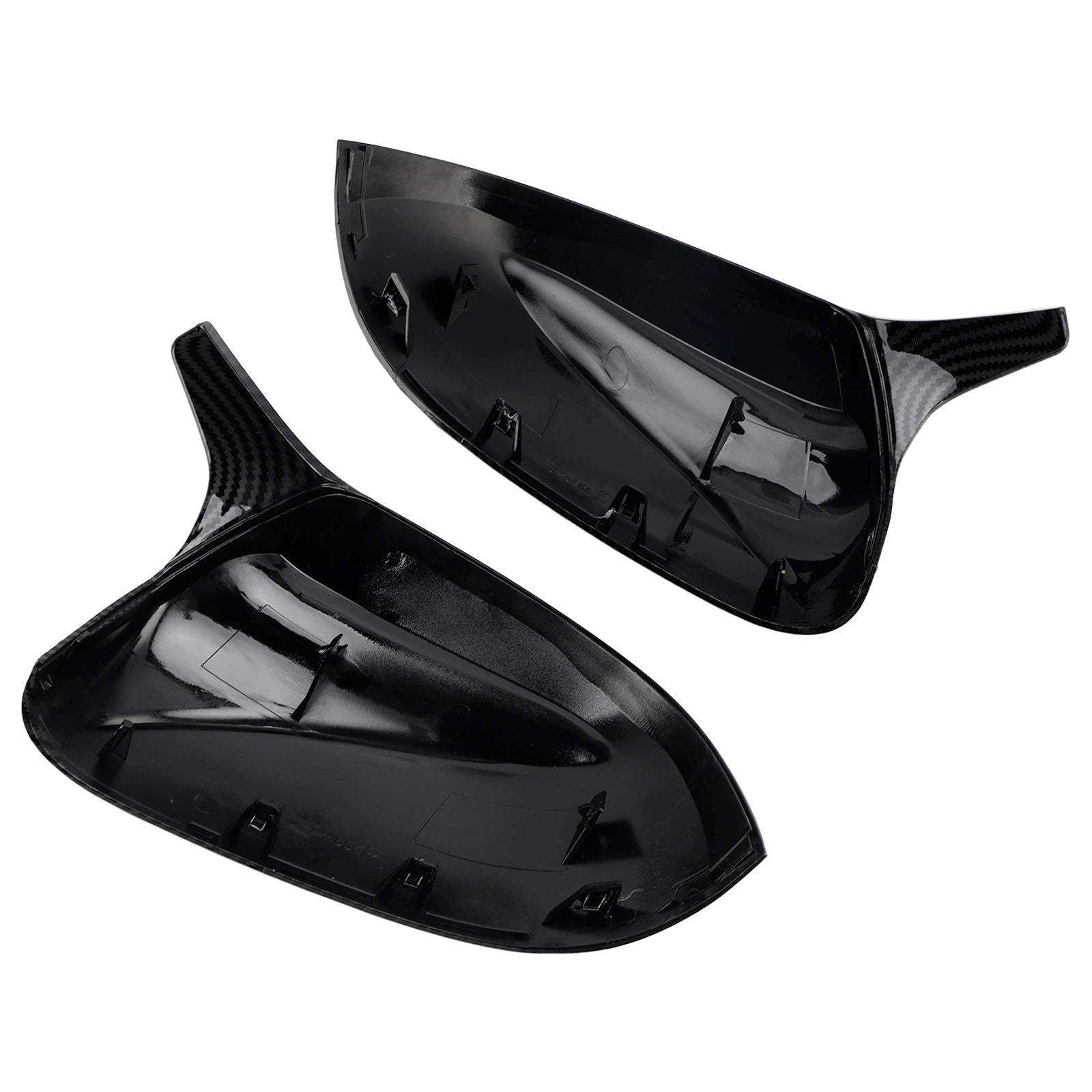 2018-2022 BMW x3/x4/ix3 2Pcs Gloss Carbon Fiber Pattern Door Wing Mirror Cover