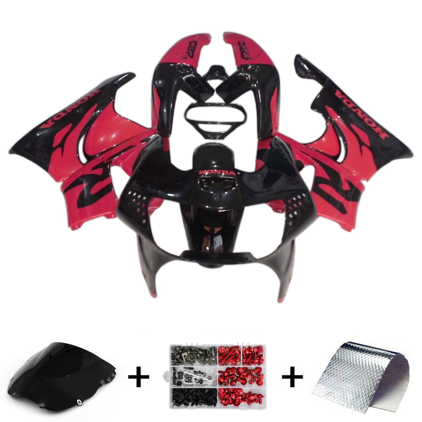 1998-1999 Honda CBR900RR 919 injektionsmässa kit Bodywork Plastic ABS
