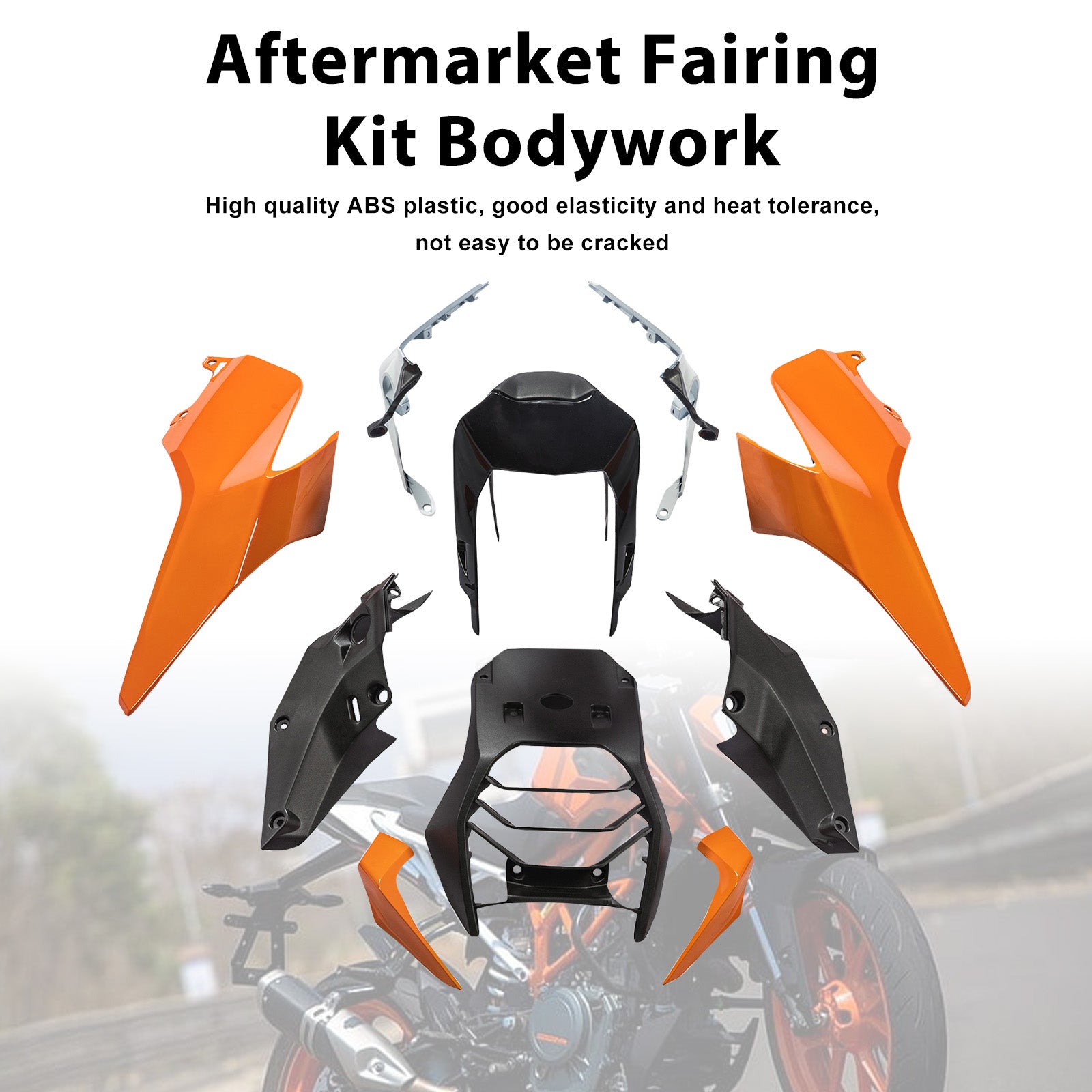 Injection Bodywork Fairing Kit for 390 DUKE 2017-2023