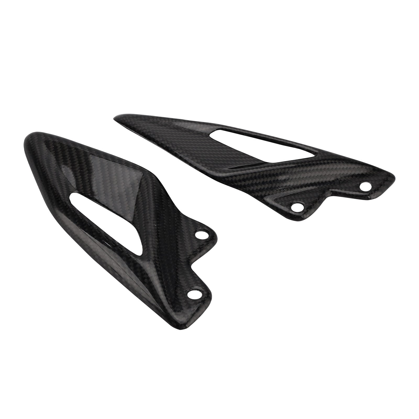 Panneau de Protection des pieds en Fiber de carbone véritable, pour Street Triple 765 RS 2016 – 2022