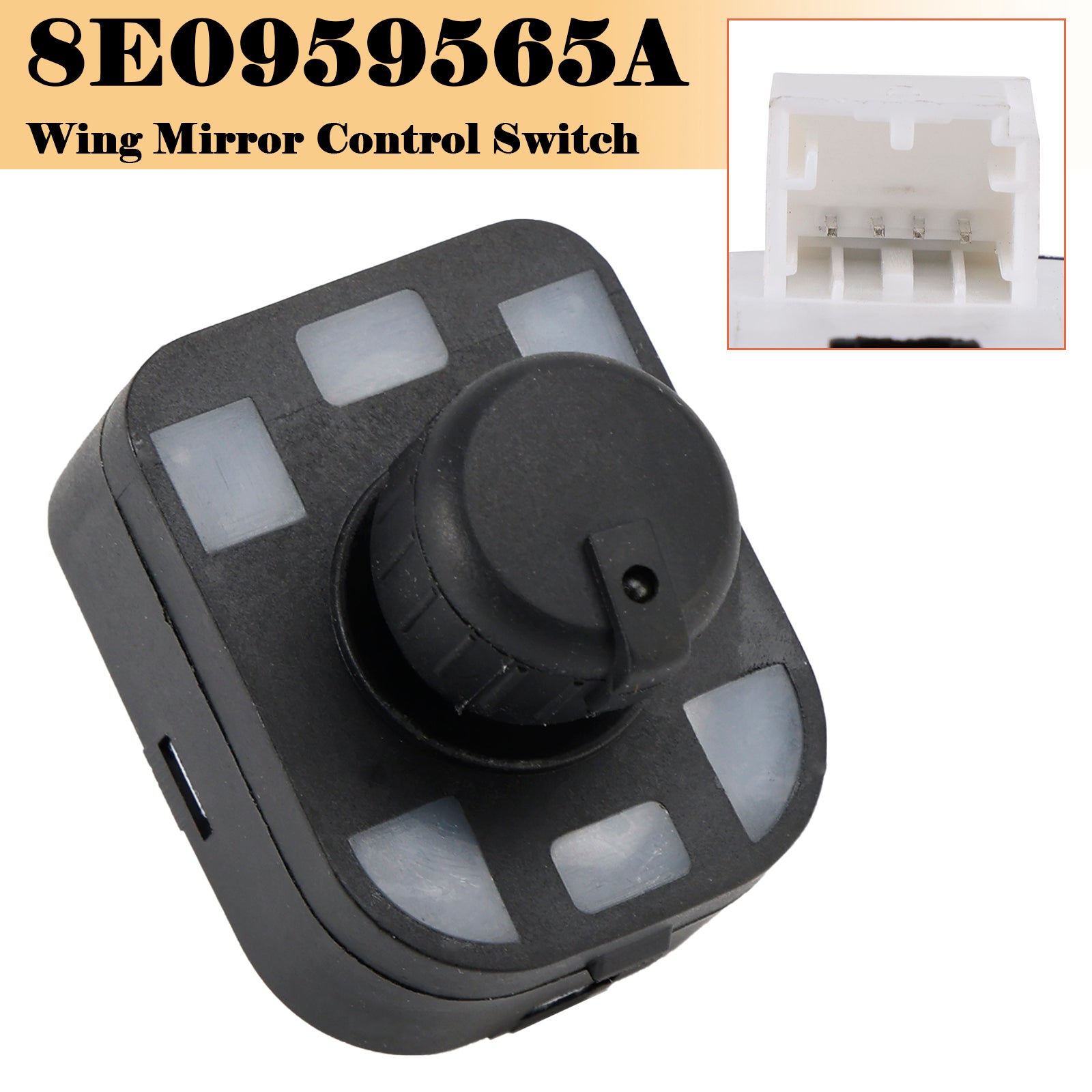 Wing Mirror Control Switch 8E0959565A for Audi A1 A2 A3 A4 A6 A8 Q7 R8 TT