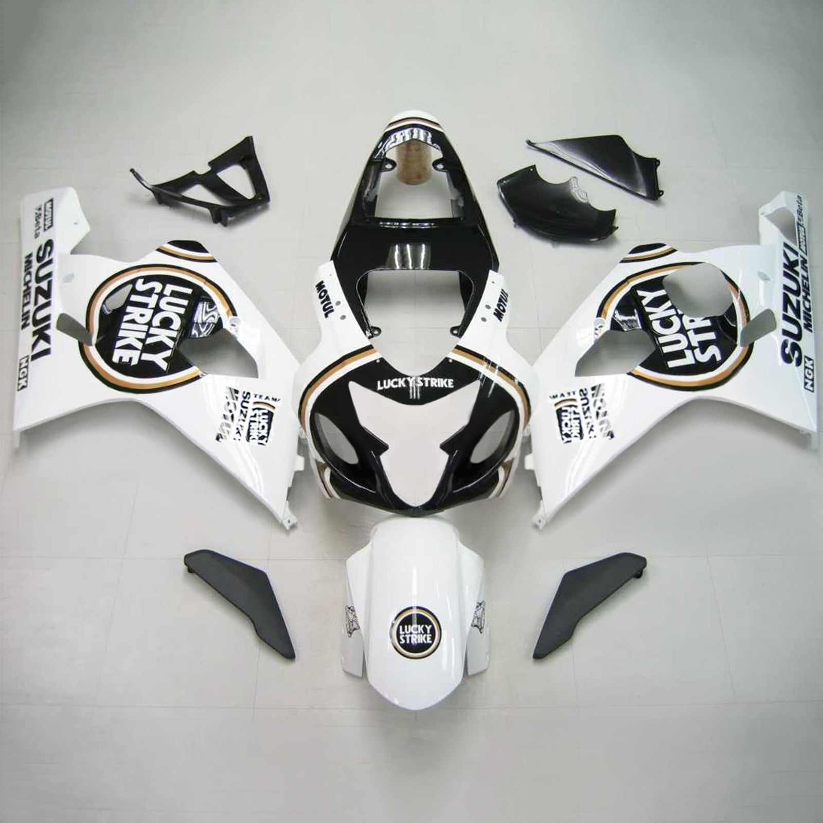 2004-2005 Suzuki GSXR 600/750 K4 Kit de carénage Amotopart Injection Bodywork Plastic Abs # 139