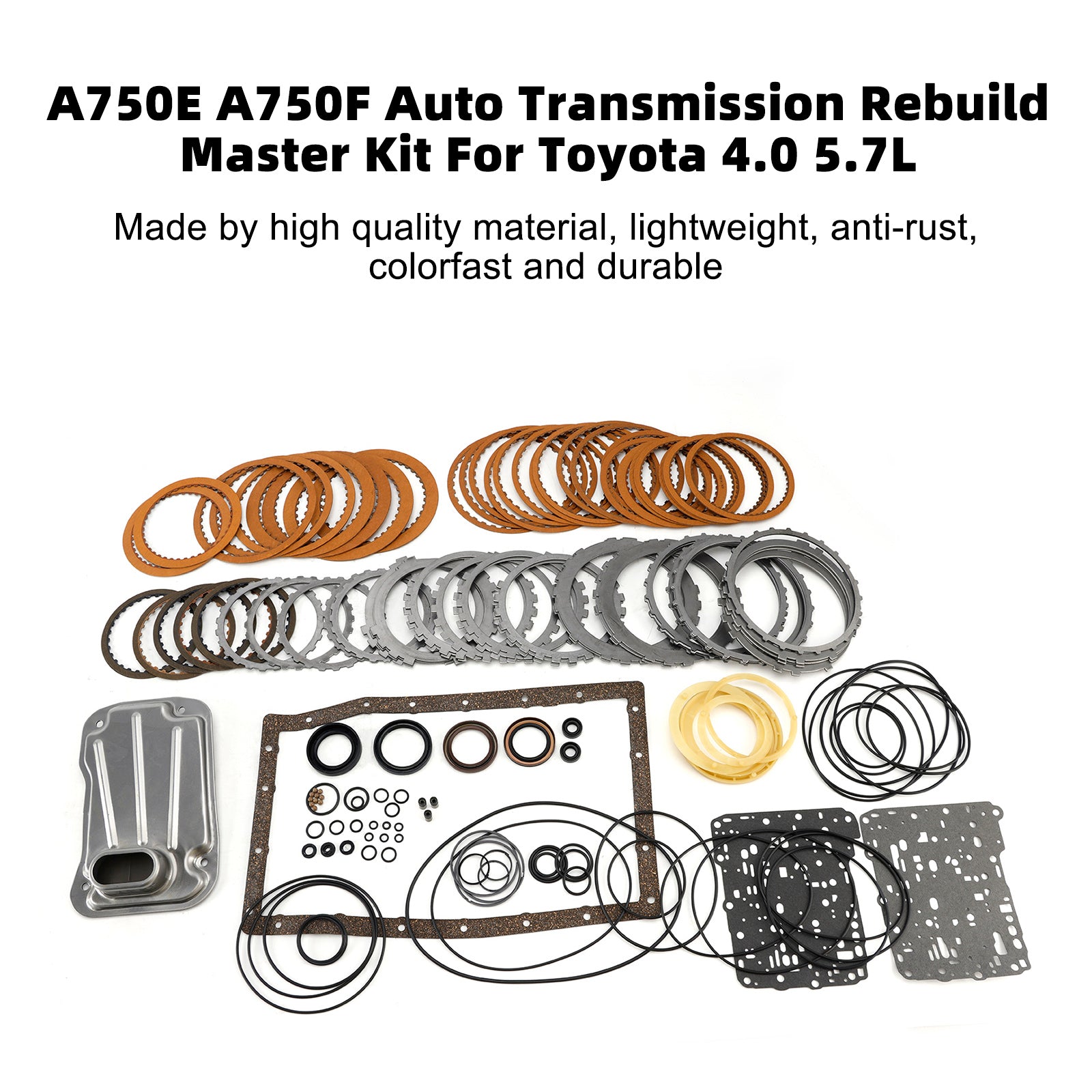 A750E A750F Auto Transmission Rebuild Master Kit For Toyota 4.0 5.7L